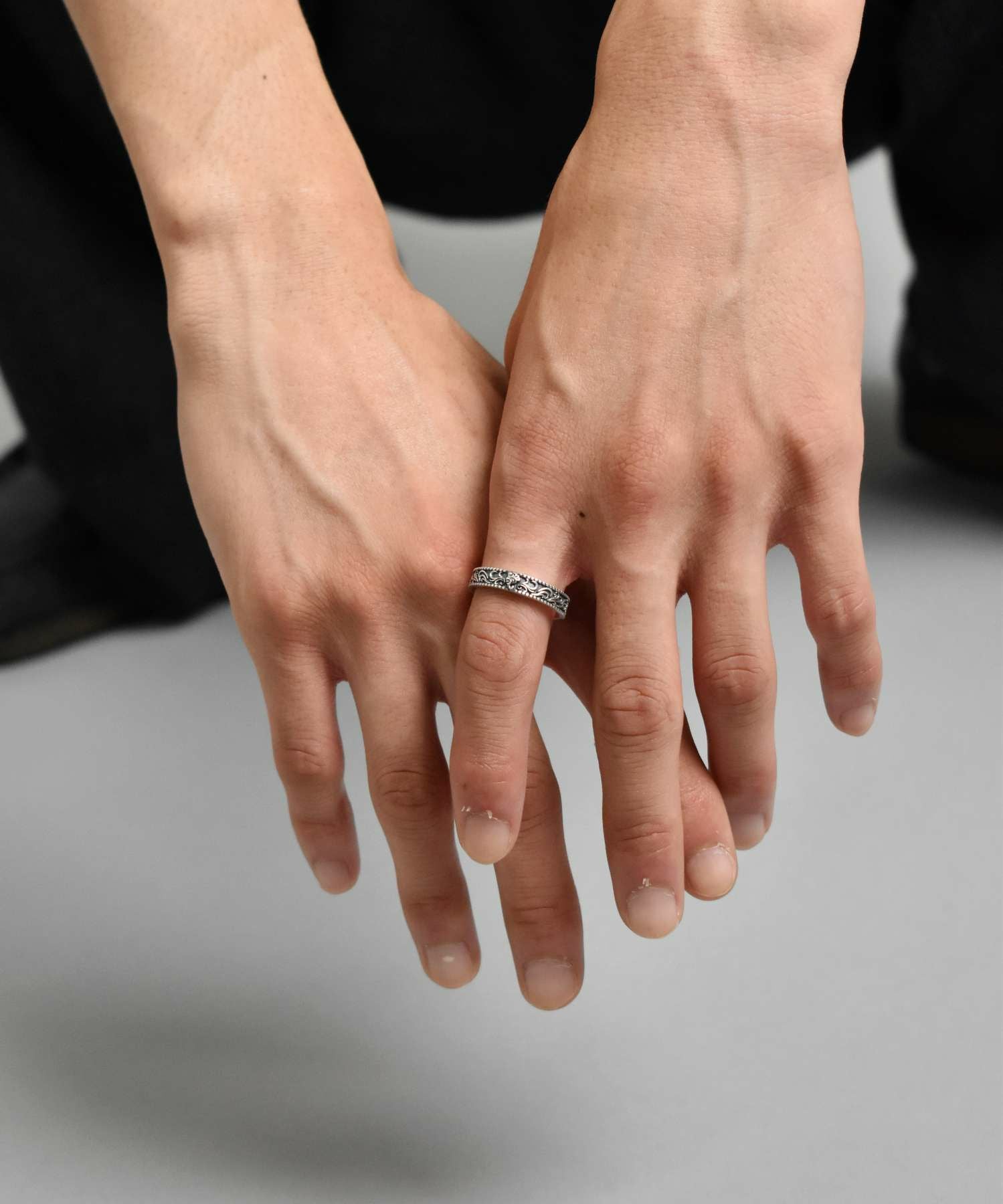 HOWL”タテガミハウルリング（5mm幅）/シルバー925 | LION HEART STORE