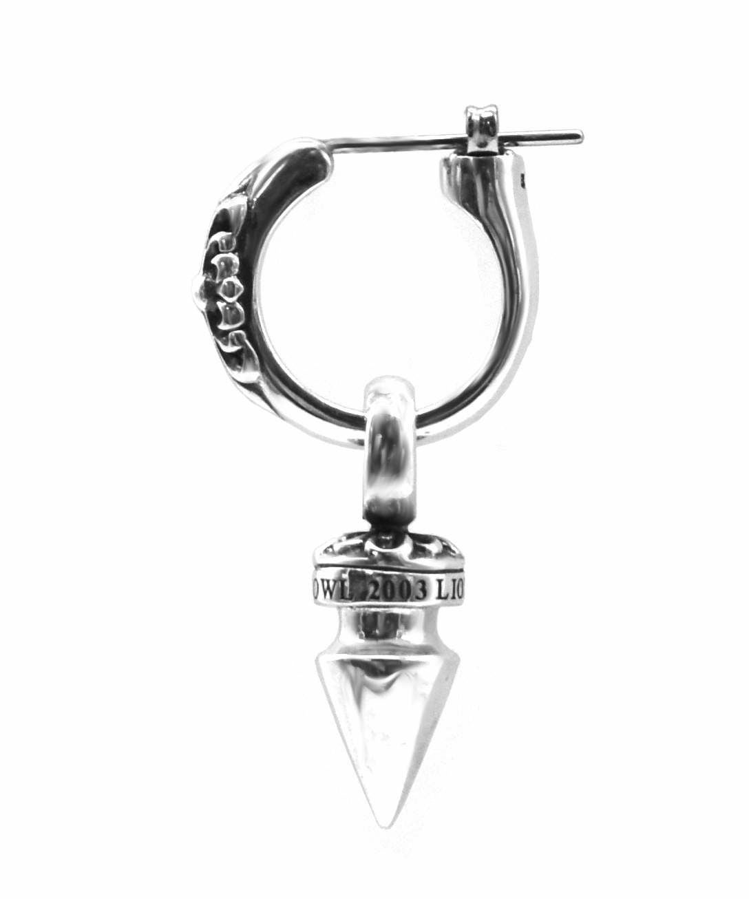 HOWL”クロッシングピアス（スパイクドドロップ）/シルバー925 | LION