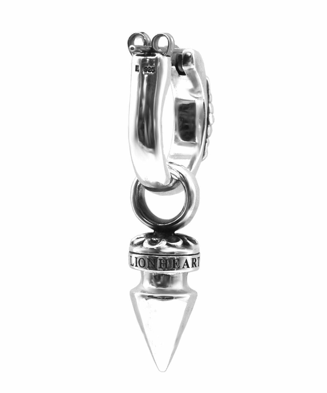 HOWL”クロッシングピアス（スパイクドドロップ）/シルバー925 | LION