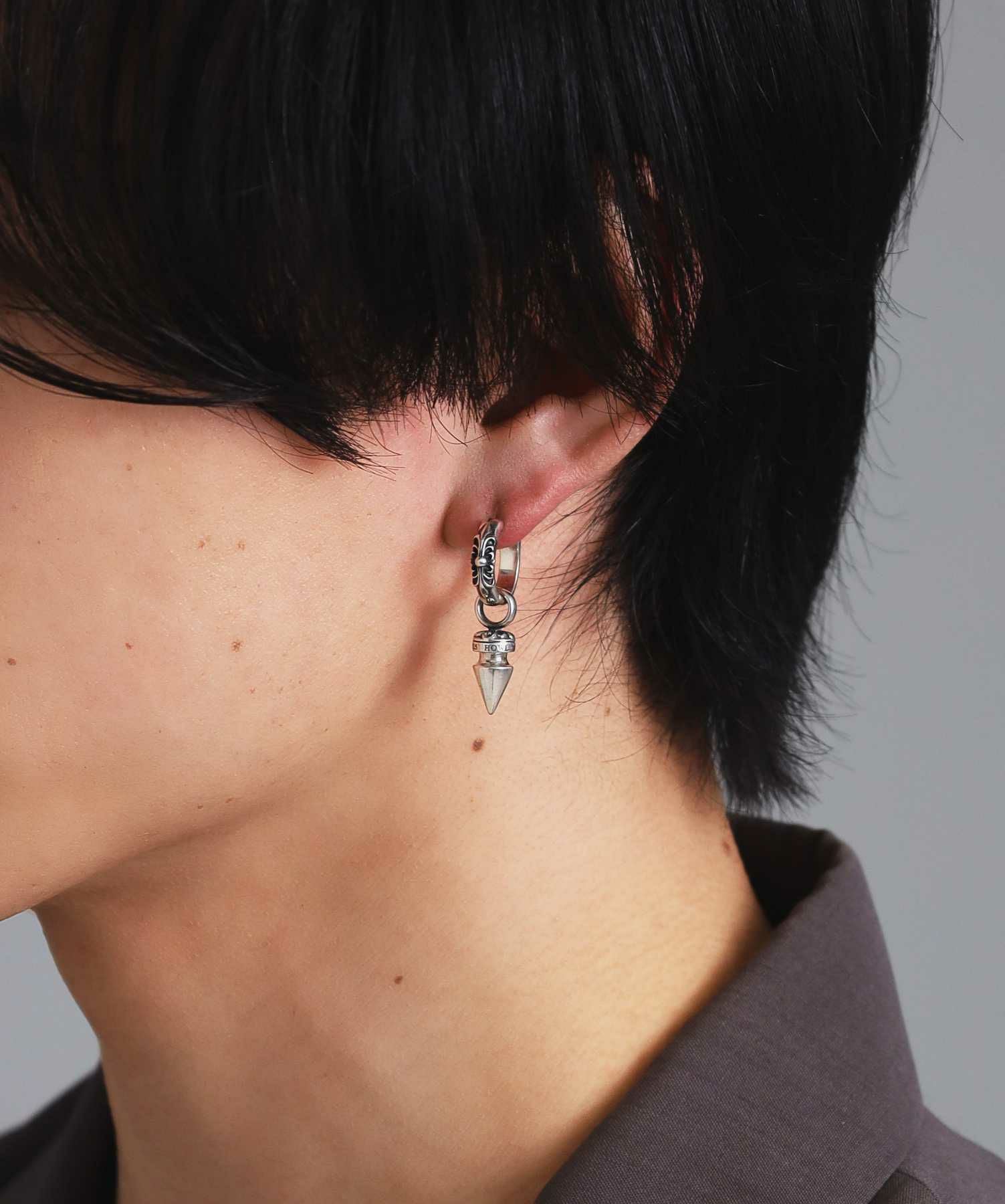  クロッシングピアス/スパイクドロップ/シルバー925