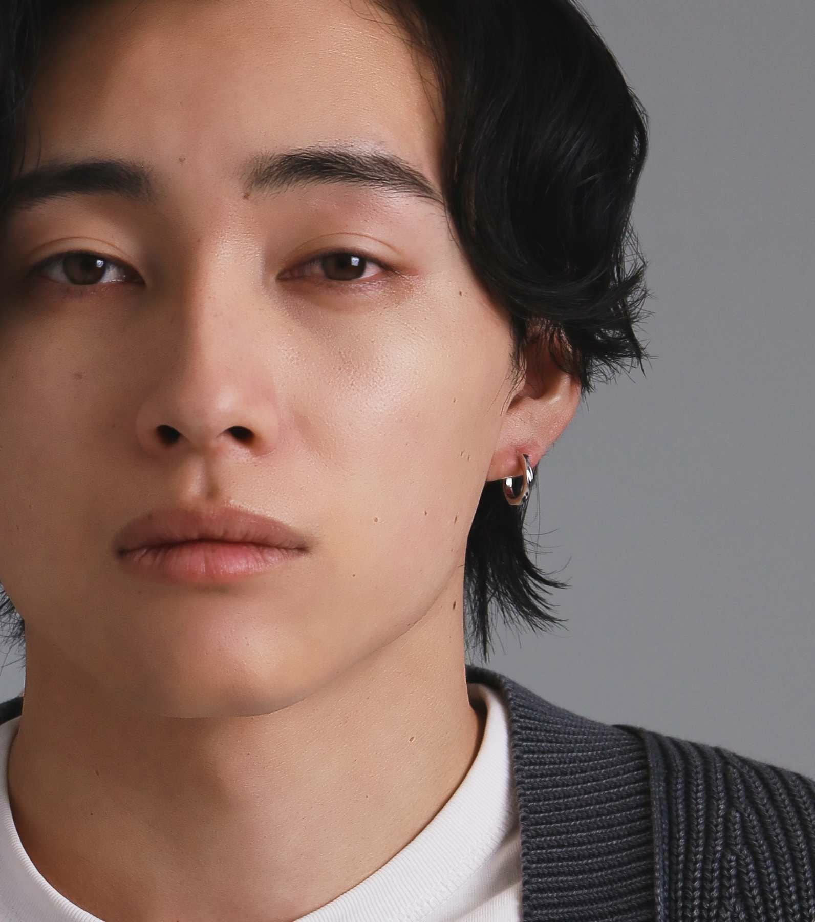 クラッチピアス/ツイストテクスチャー/シルバー925