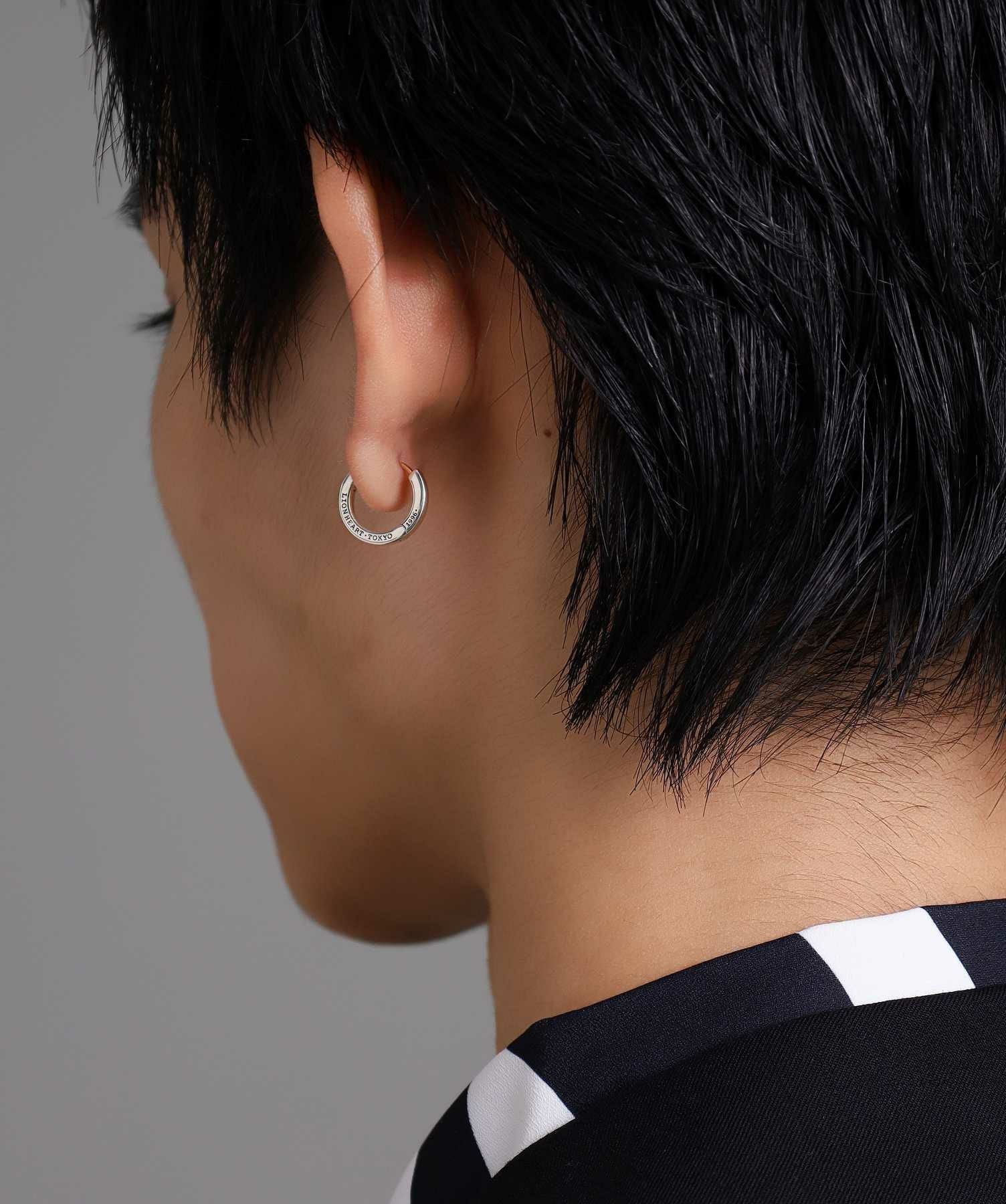 クラッチピアス/プレーンフープ/シルバー925