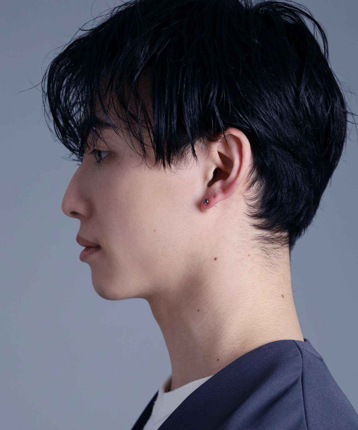 ブラックダイヤモンドピアス/Lサイズ/K18ゴールド | LION HEART STORE