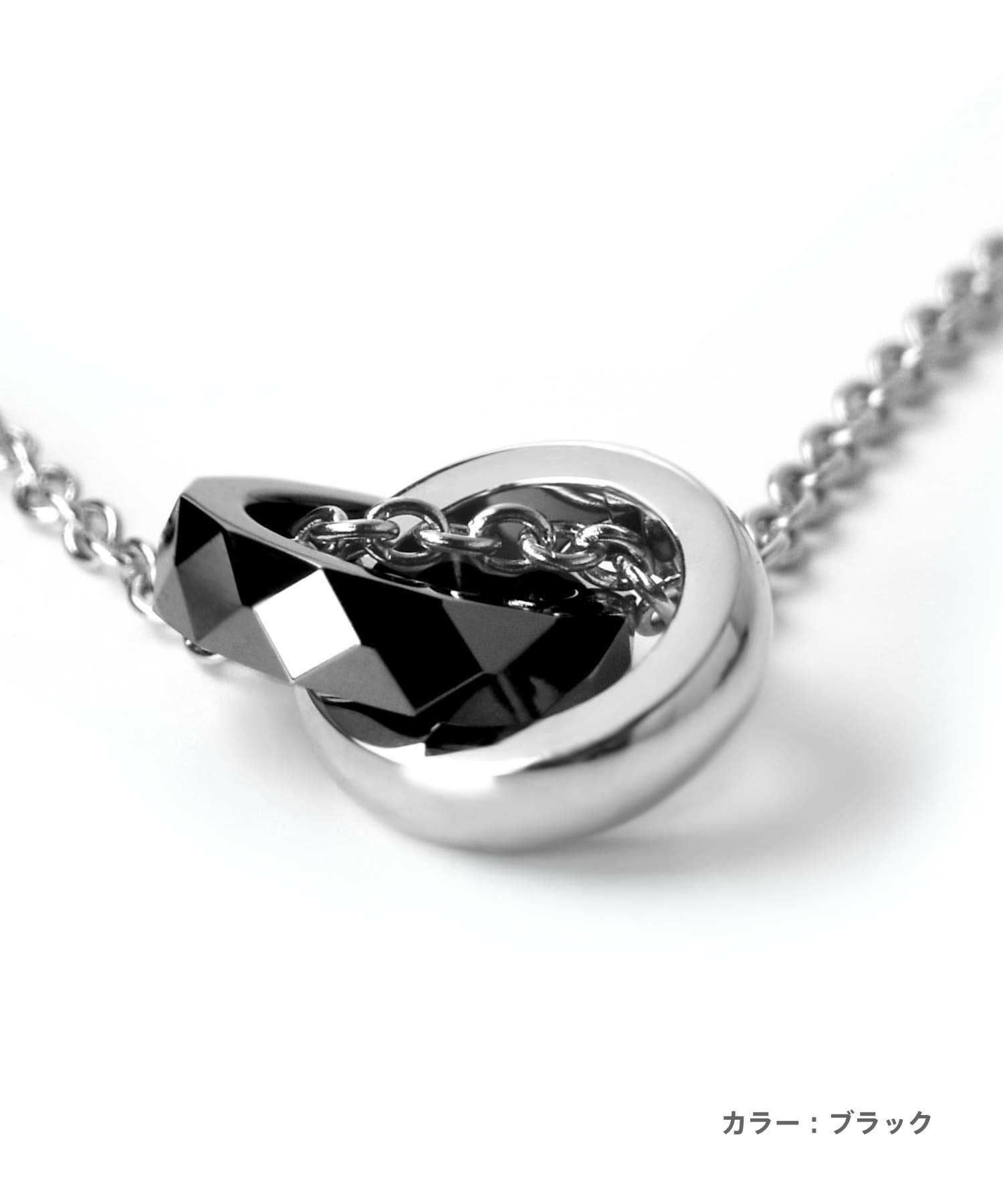 限定展開】“LH-1”スタッドダブルリングネックレス/サージカル