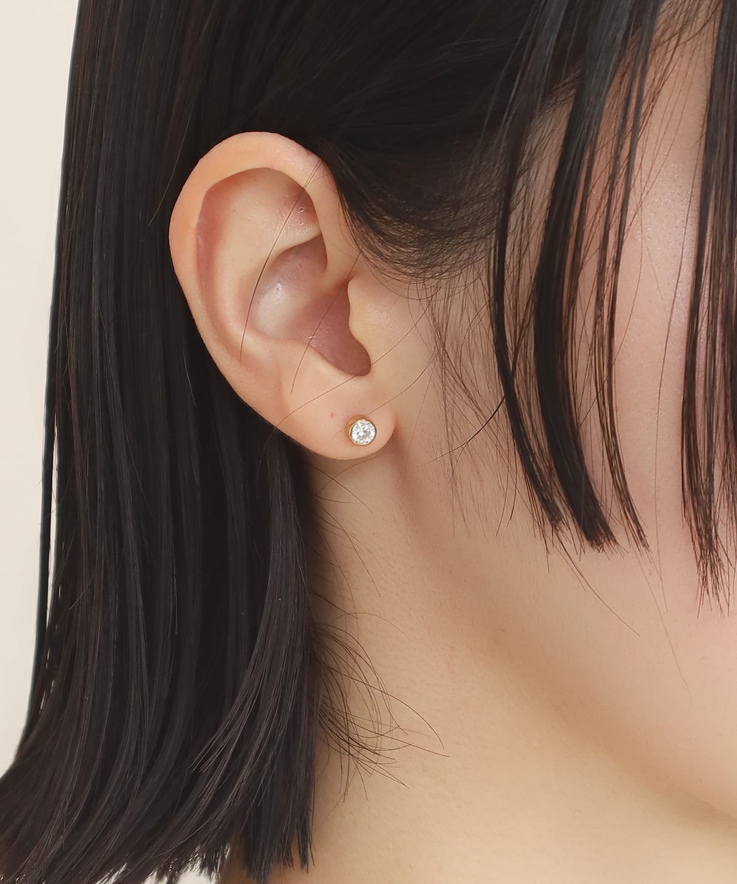 ステンレス ジュエリー ♯7   フルジルコニア ステンレスピアス メンズ ステンレス クロス ジルコニア spi0053 片耳