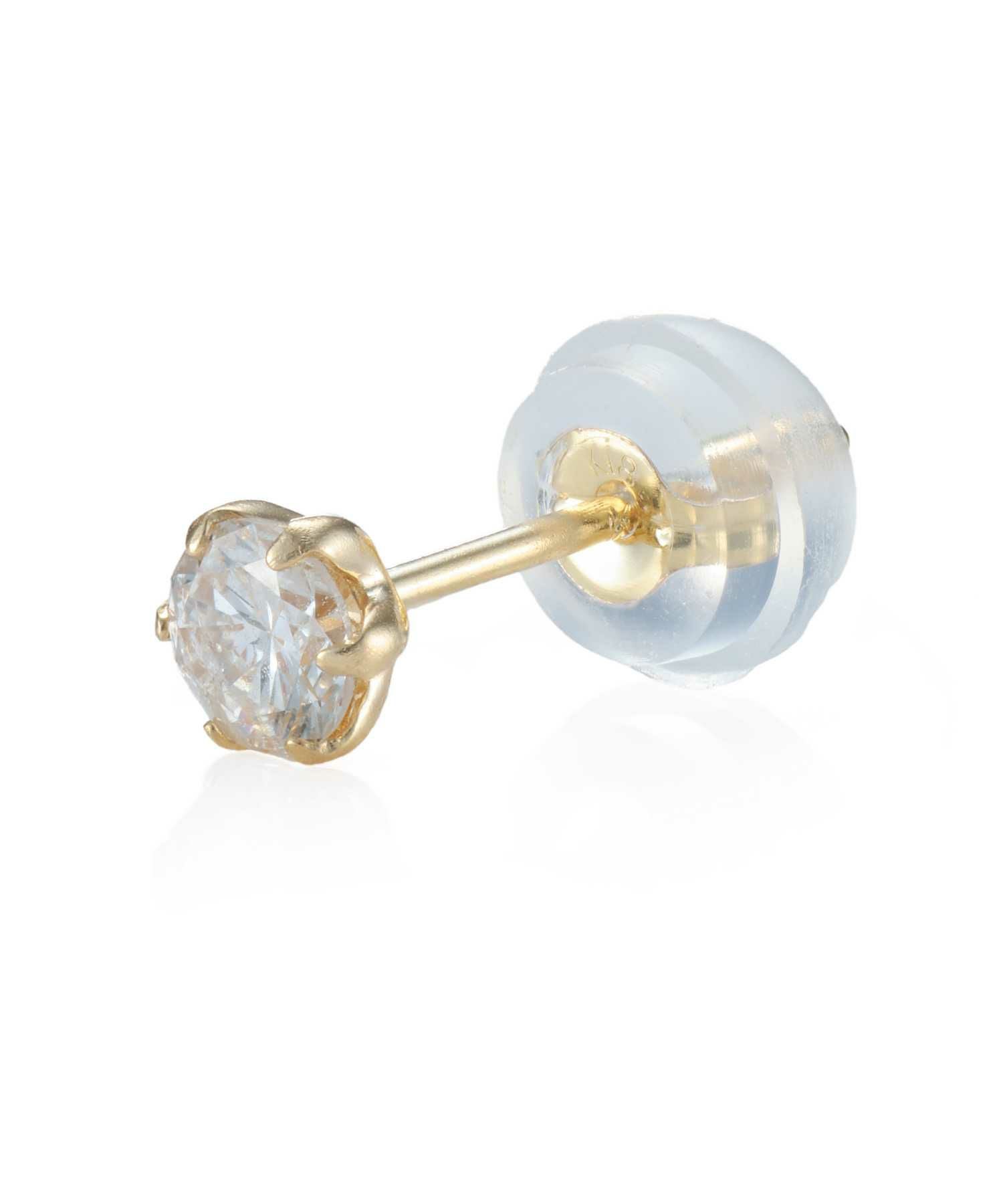 LION HEART-ライオンハート ダイヤモンドピアス S K18ゴールド Petite Modern”ダイヤモンドピアス（Sサイズ/0.15CT）/K18ゴールド