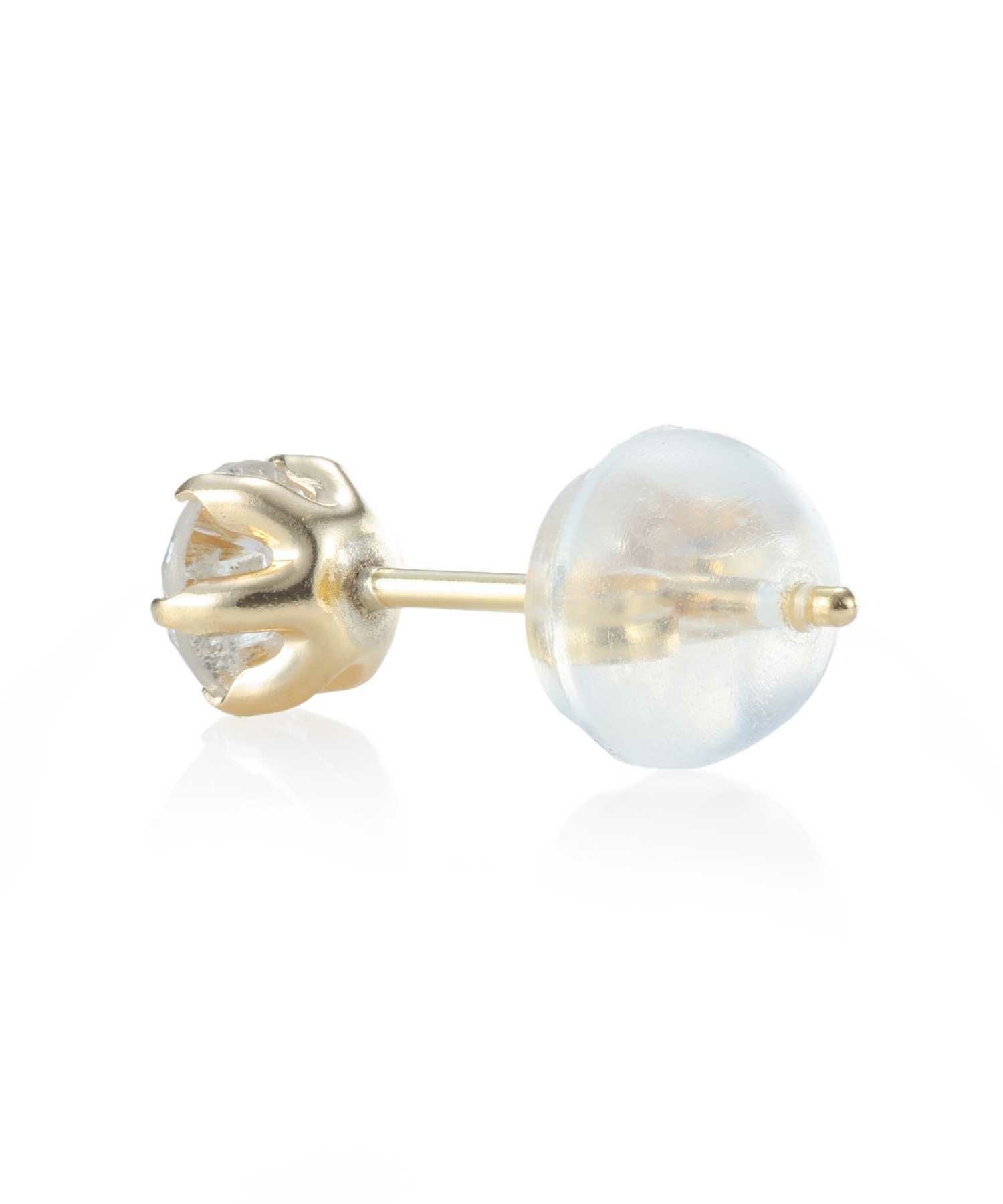 Petite Modern”ダイヤモンドピアス（Mサイズ/0.25CT）/K18ゴールド