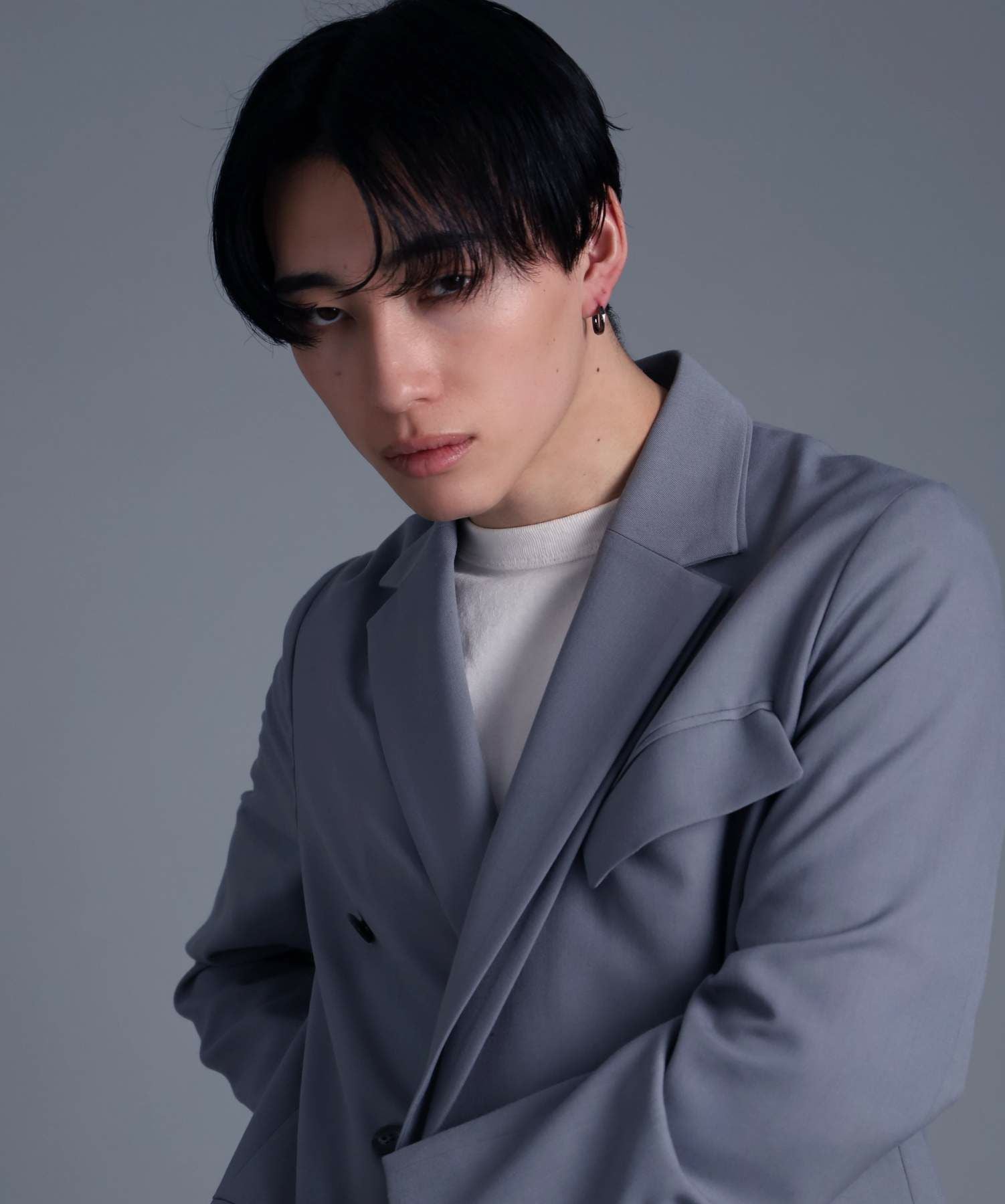 【直営店舗限定】クロッシングピアス/シティポップ/ブラック/シルバー925