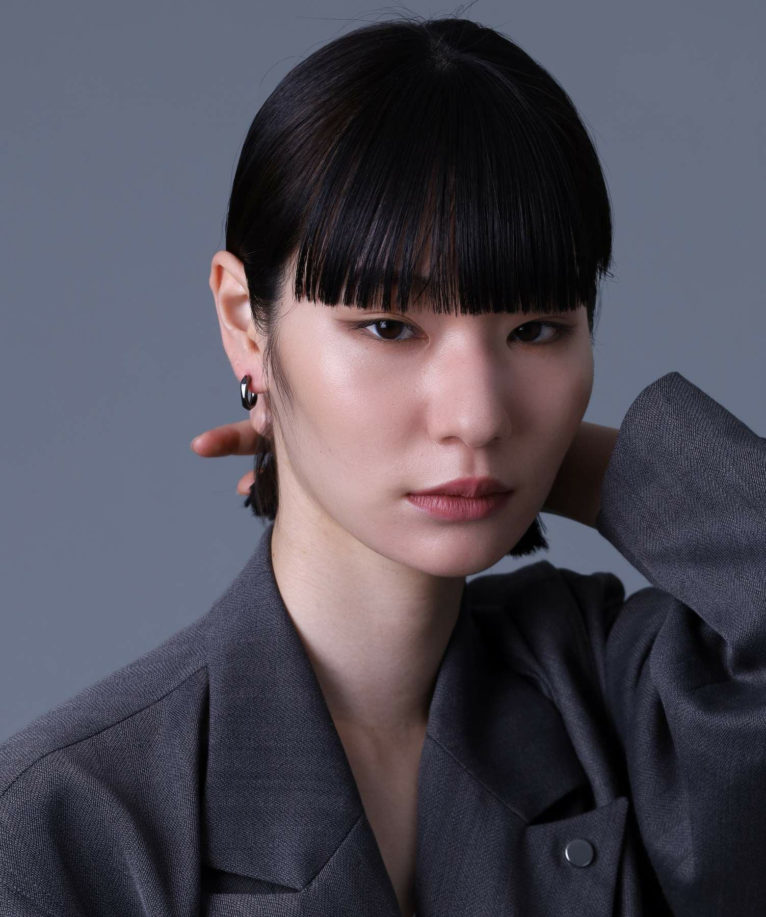 【直営店舗限定】クロッシングピアス/シティポップ/ブラック/シルバー925 直営店舗限定】クロッシングピアス/シティポップ/ブラック/シルバー925