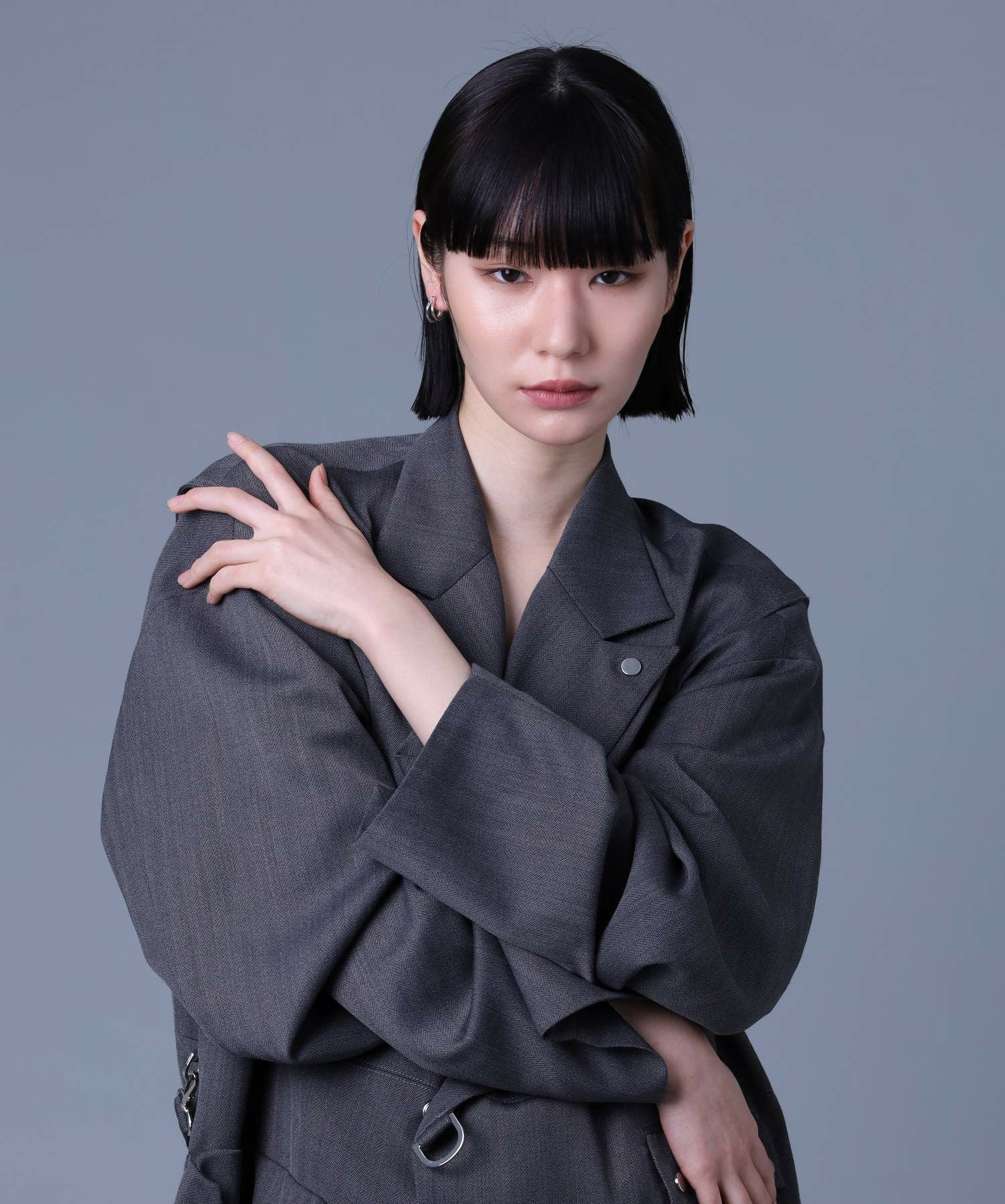 クロッシングピアス/overlapping twist/シルバー925