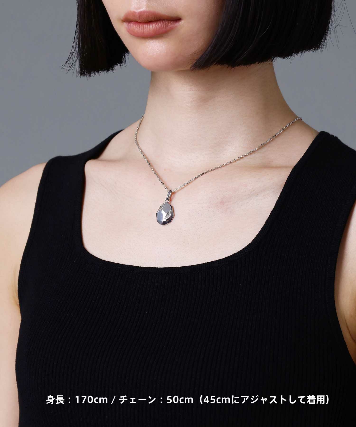 フラグメントネックレス/ティアドロップ/シルバー925 | LION HEART