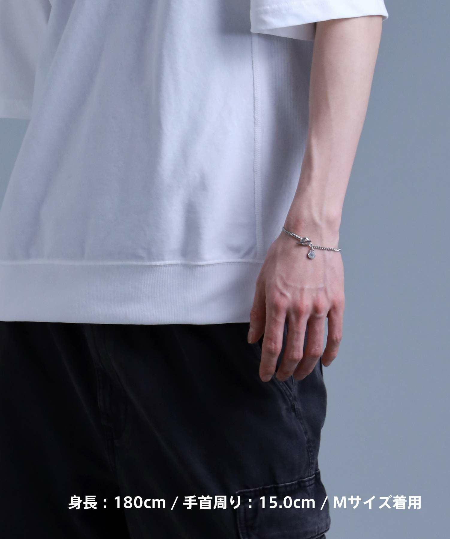 【限定展開】スキニーチェーンブレスレット/キヘイ/サージカルステンレス316L（金属アレルギー対応）