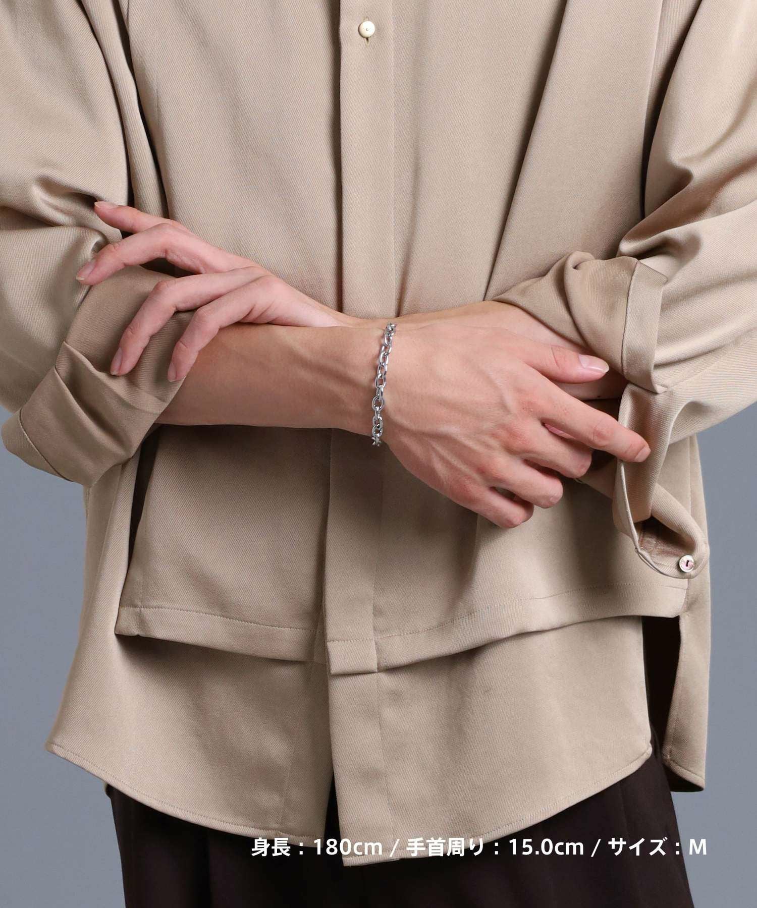 【WEB限定】ヴァリアスチェーンブレスレット/アズキ/サージカルステンレス