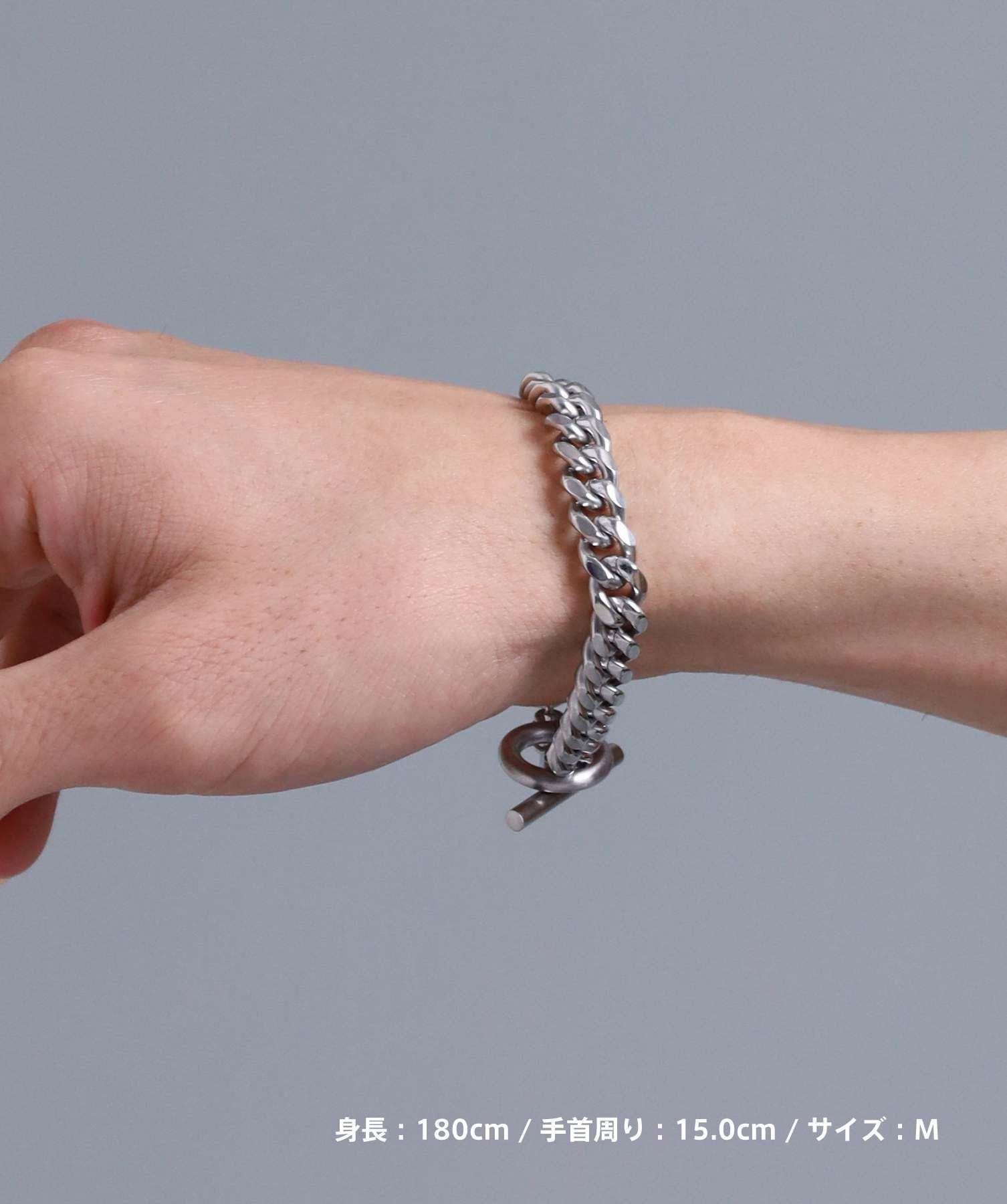 【WEB限定】ヴァリアスチェーンブレスレット/カットキヘイ/サージカルステンレス