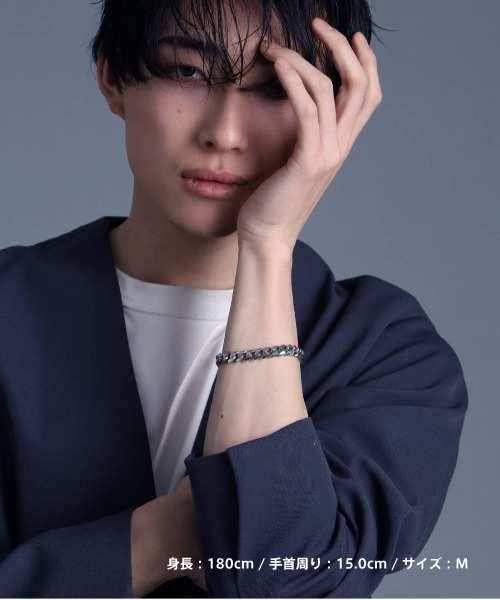 【WEB限定】ヴァリアスチェーンブレスレット/カットキヘイ/サージカルステンレス