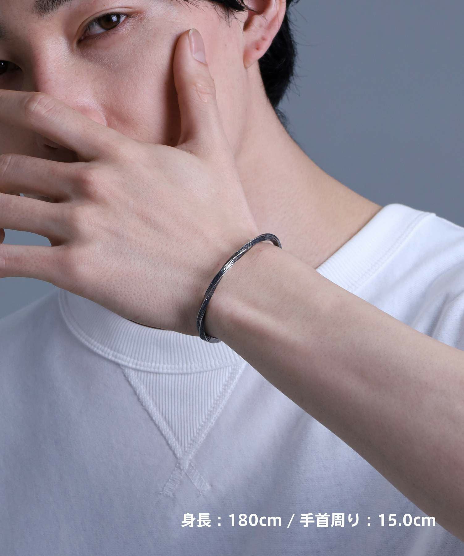 限定展開】“HAWAIIAN”ツイストバングル/サージカルステンレス（金属