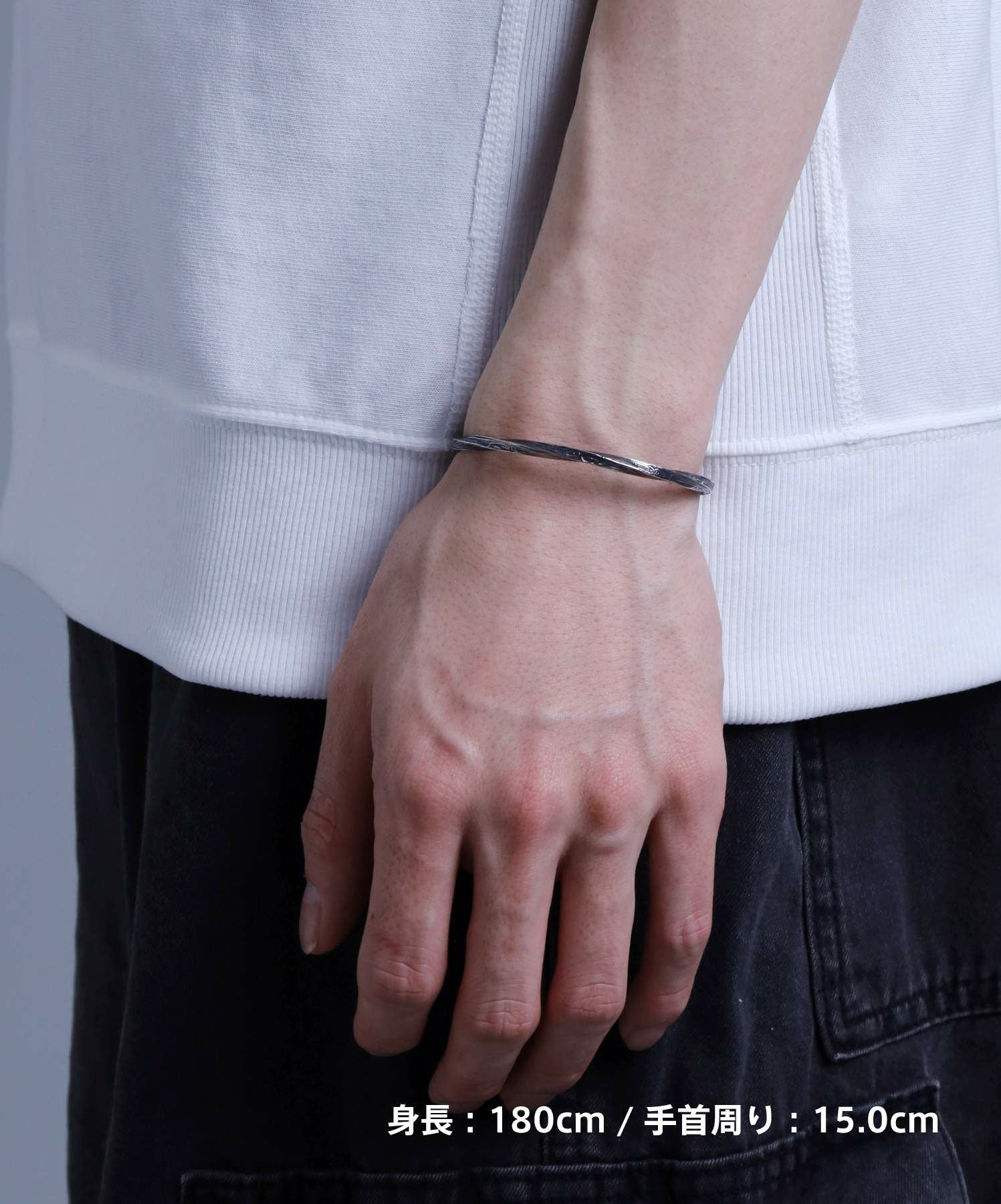 限定展開】“HAWAIIAN”ツイストバングル/サージカルステンレス（金属