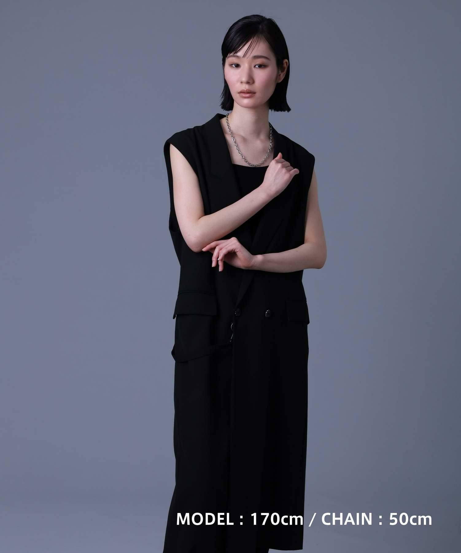 【WEB限定】ボリュームチェーンネックレス/アズキ0.65cm/サージカルステンレス316L（金属アレルギー対応）