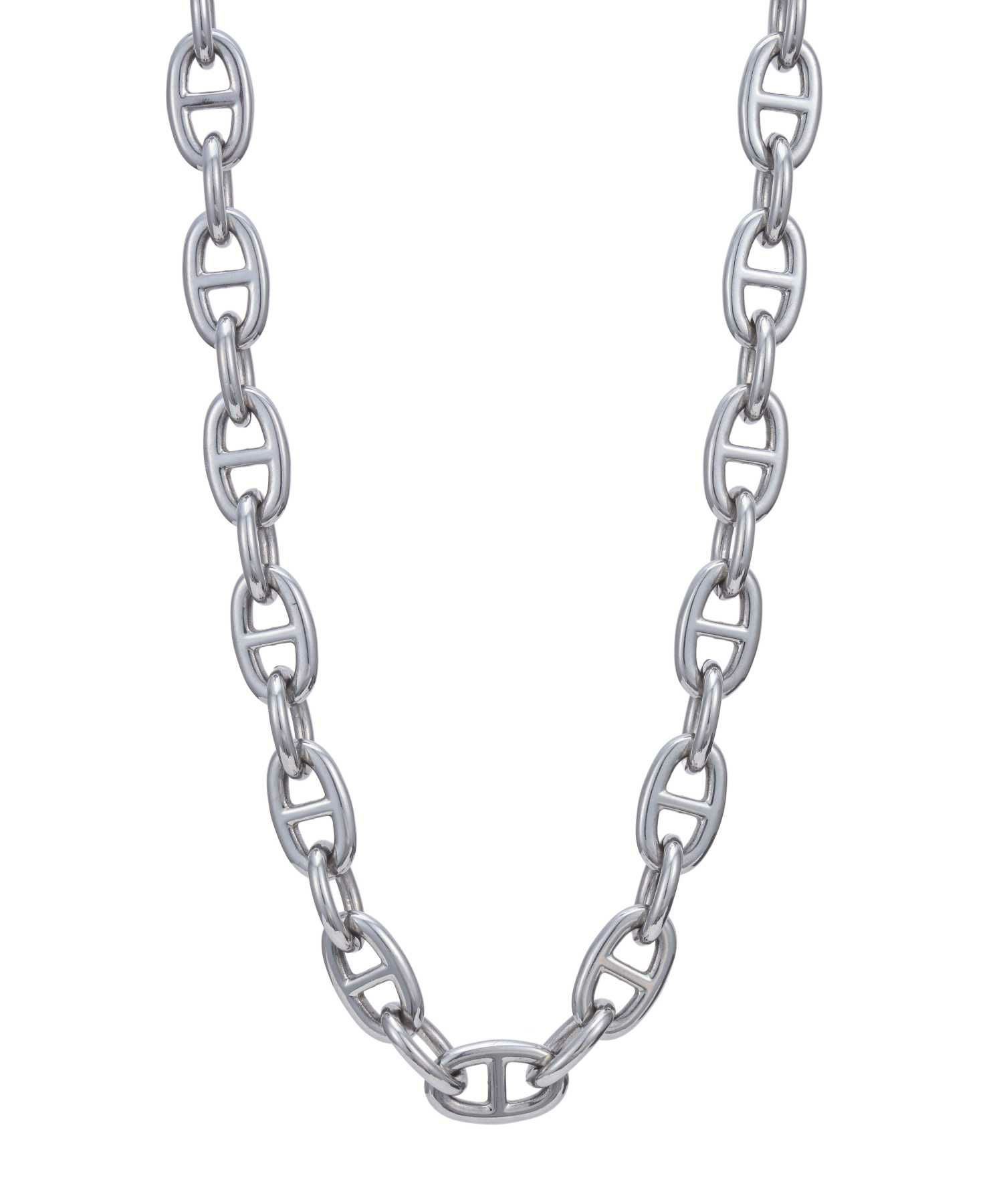 【WEB限定】チャンキーチェーンネックレス/アンカー/サージカルステンレス316L（金属アレルギー対応）