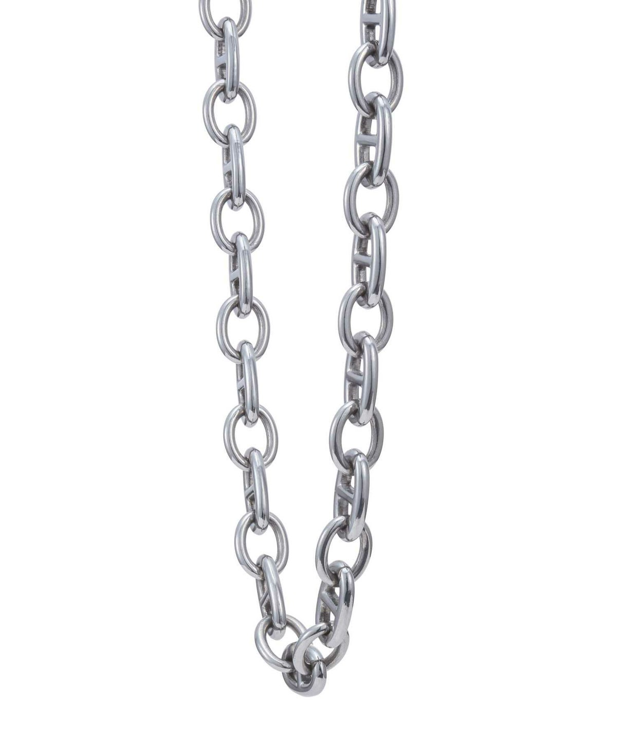 【WEB限定】チャンキーチェーンネックレス/アンカー/サージカルステンレス316L（金属アレルギー対応）