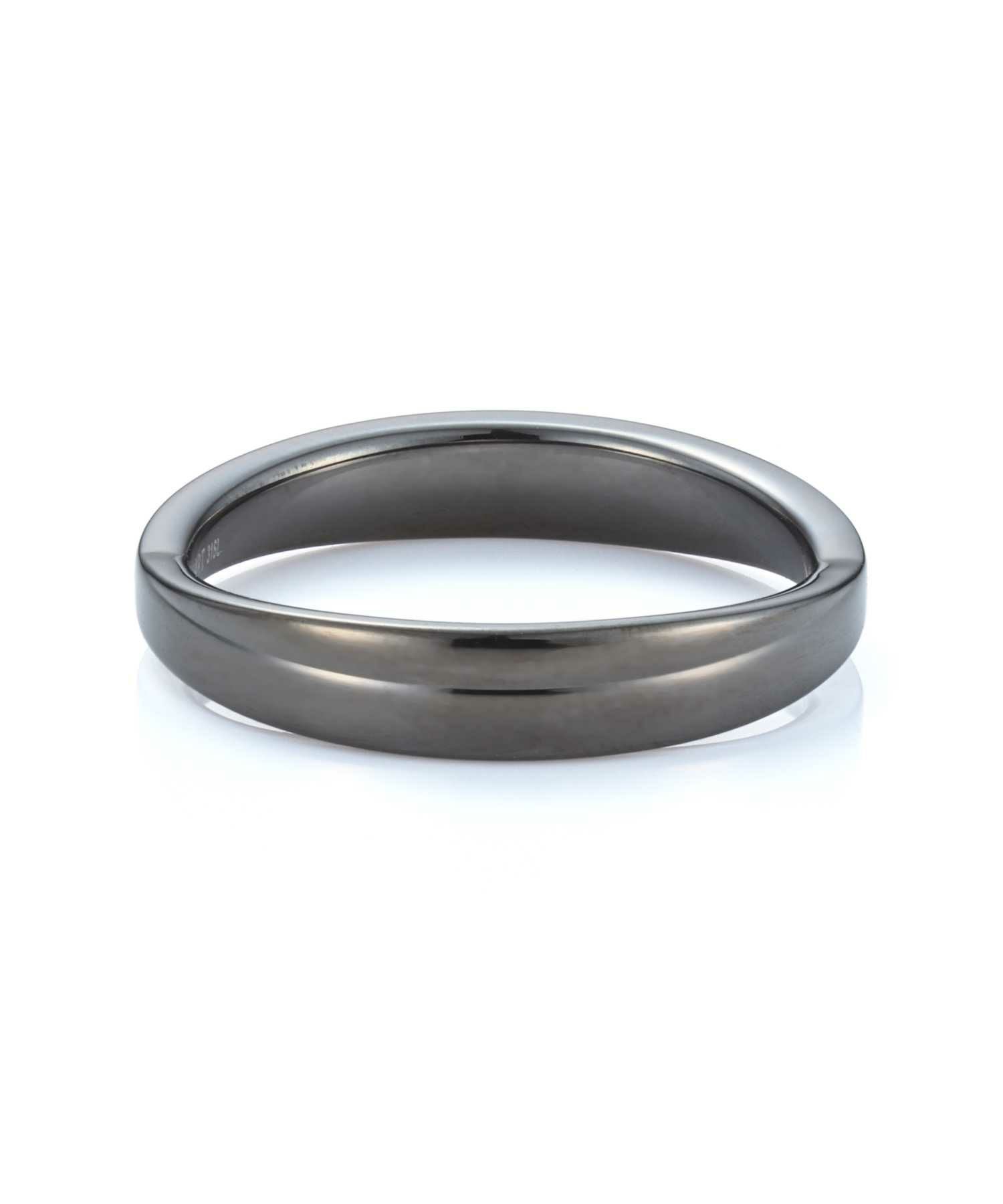 限定展開】“LH-1”クロスデザインリング（ライトブラック）/サージカル