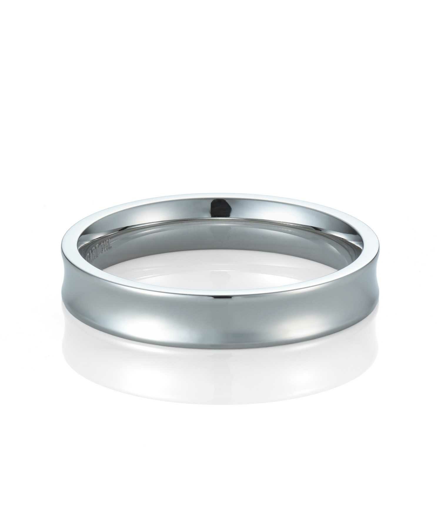 限定展開】“LH-1”デュオリング（逆甲丸）/サージカルステンレス（金属