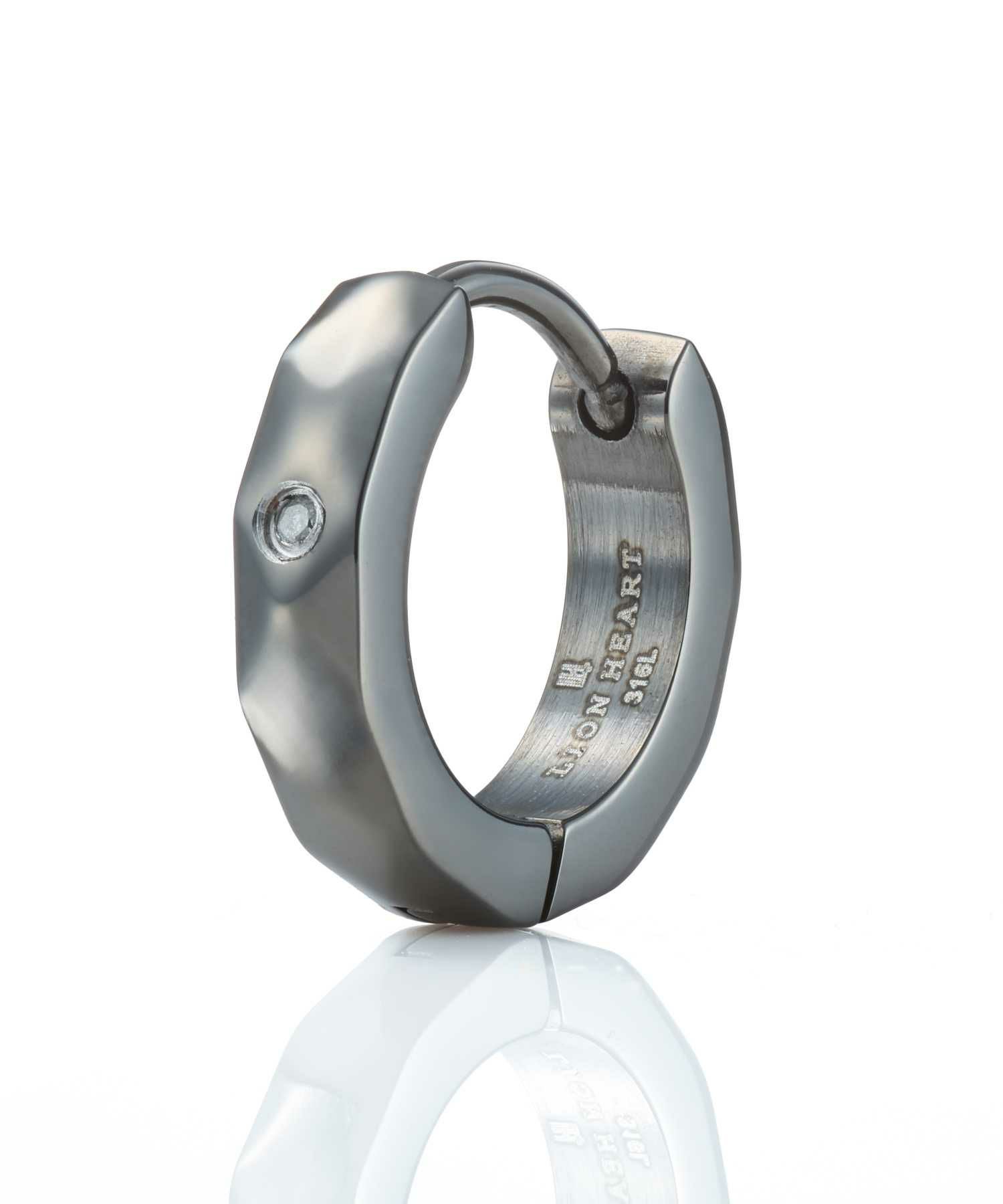 限定展開】“THE EDGE”カッティングフープピアス（ダイヤモンド/ライト