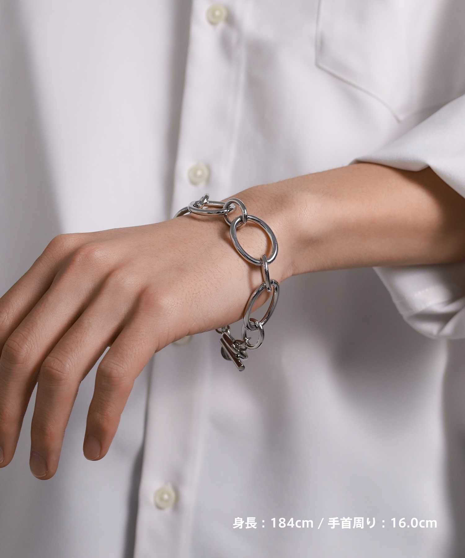 限定展開】“SUNNY”チャンキーチェーンブレスレット/サージカル