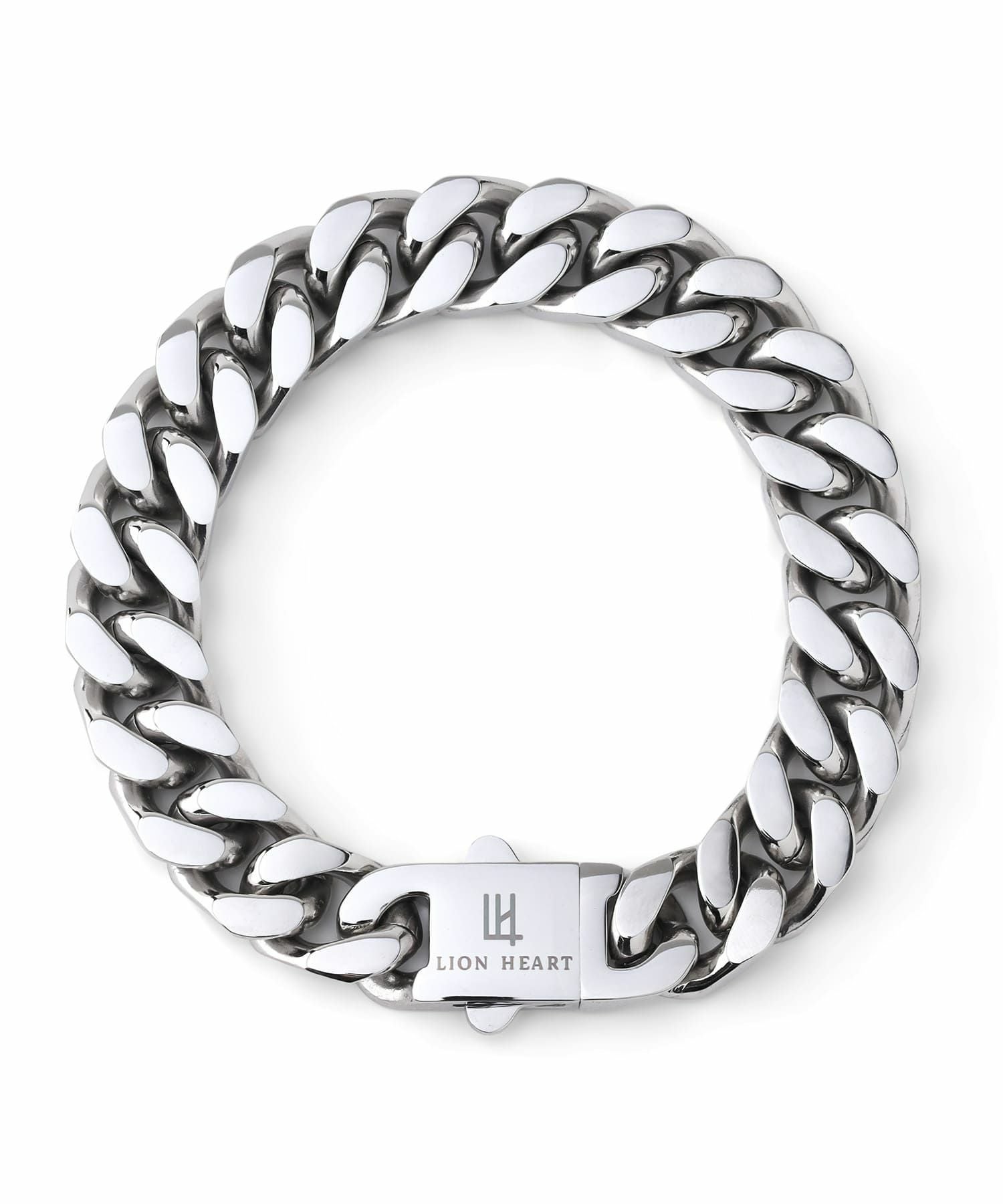 【限定展開】チャンキーチェーンブレスレットtypeB/カットキヘイ/ステンレススティール