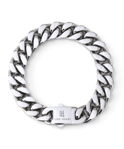【限定展開】チャンキーチェーンブレスレットtypeB/カットキヘイ/ステンレススティール