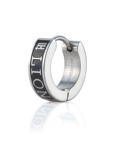 【WEB限定】ロゴフープピアス/サージカルステンレス316L