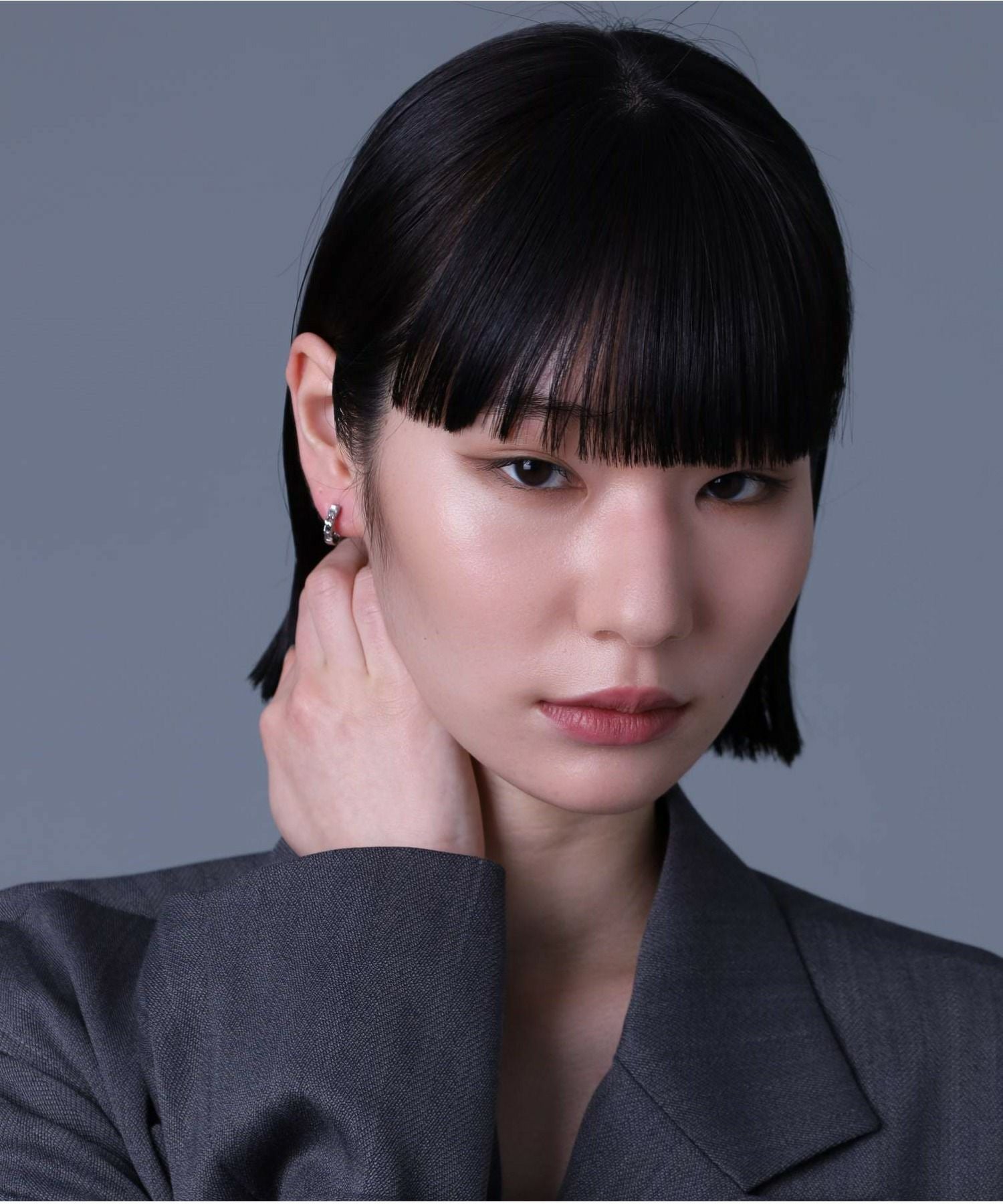  【WEB限定】キヘイチェーンフープピアス/サージカルステンレス316L