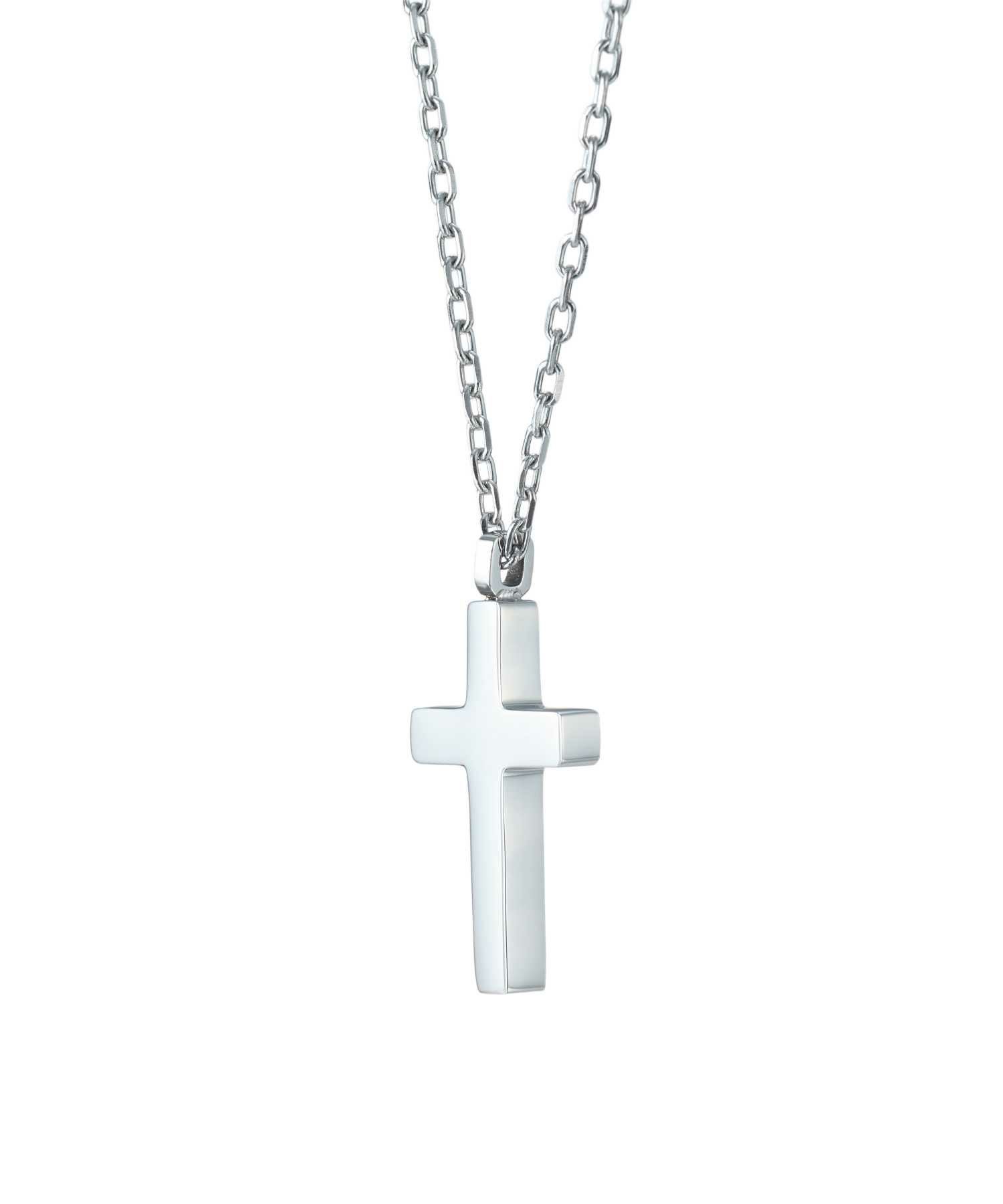限定展開】ミニマルクロスネックレス/サージカルステンレス316L（金属