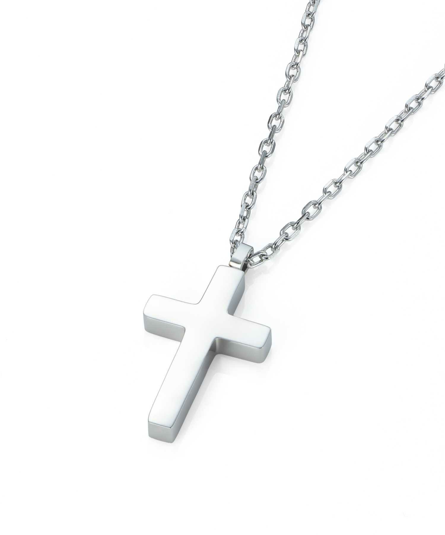 限定展開】ミニマルクロスネックレス/サージカルステンレス316L（金属