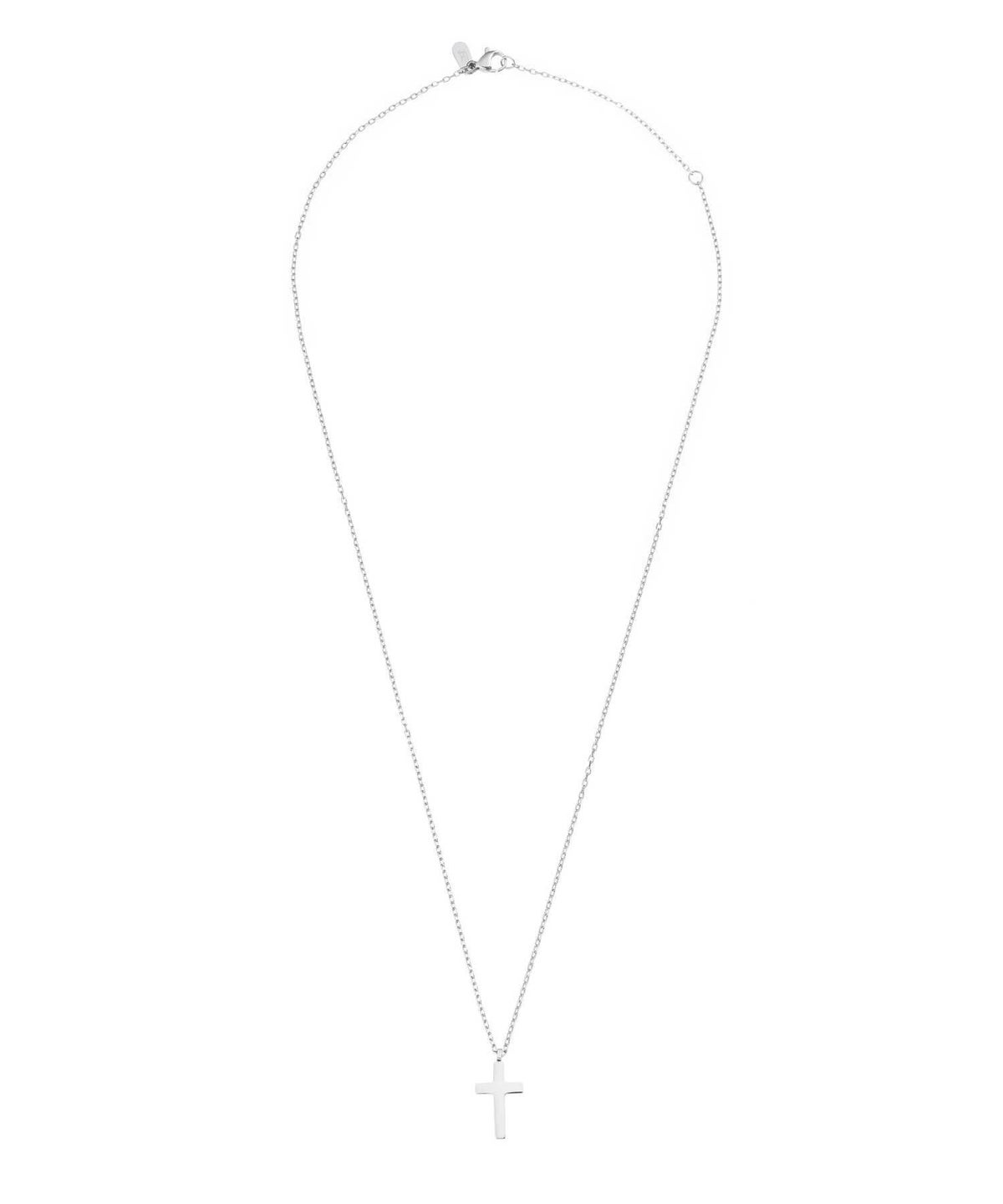 【WEB限定】ミニマルクロスネックレス/サージカルステンレス316L