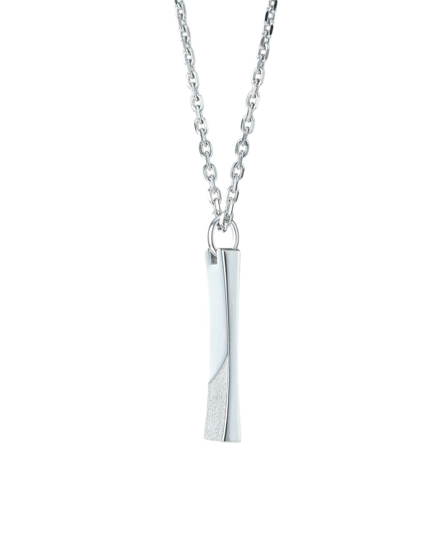 【WEB限定】“SAND”ワイドプレートネックレス/サージカルステンレス316L