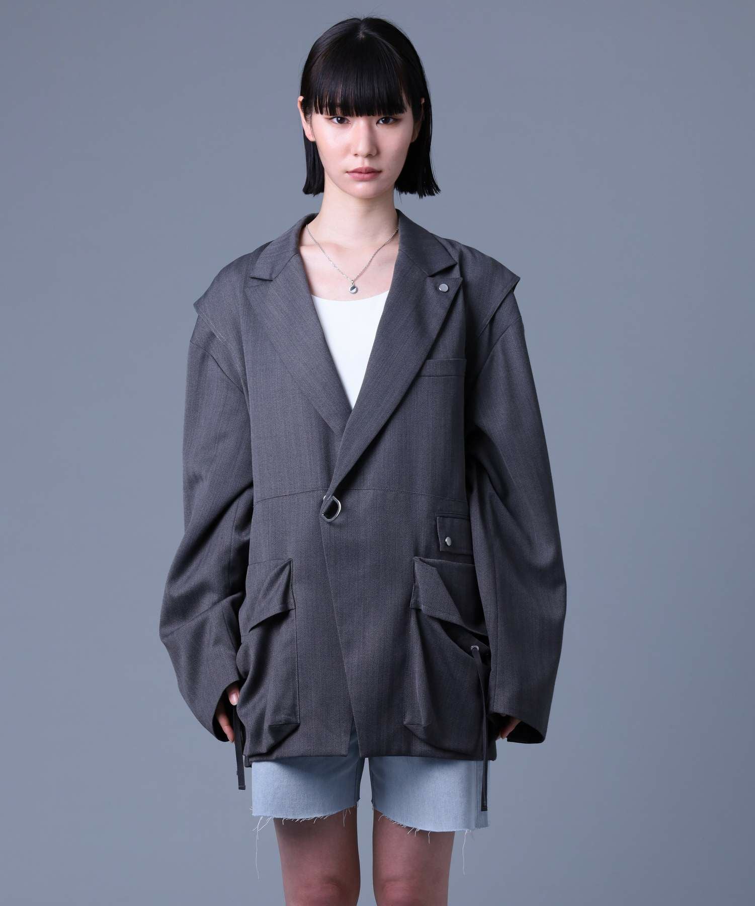 【WEB限定】“SAND”サークルネックレス/サージカルステンレス316L