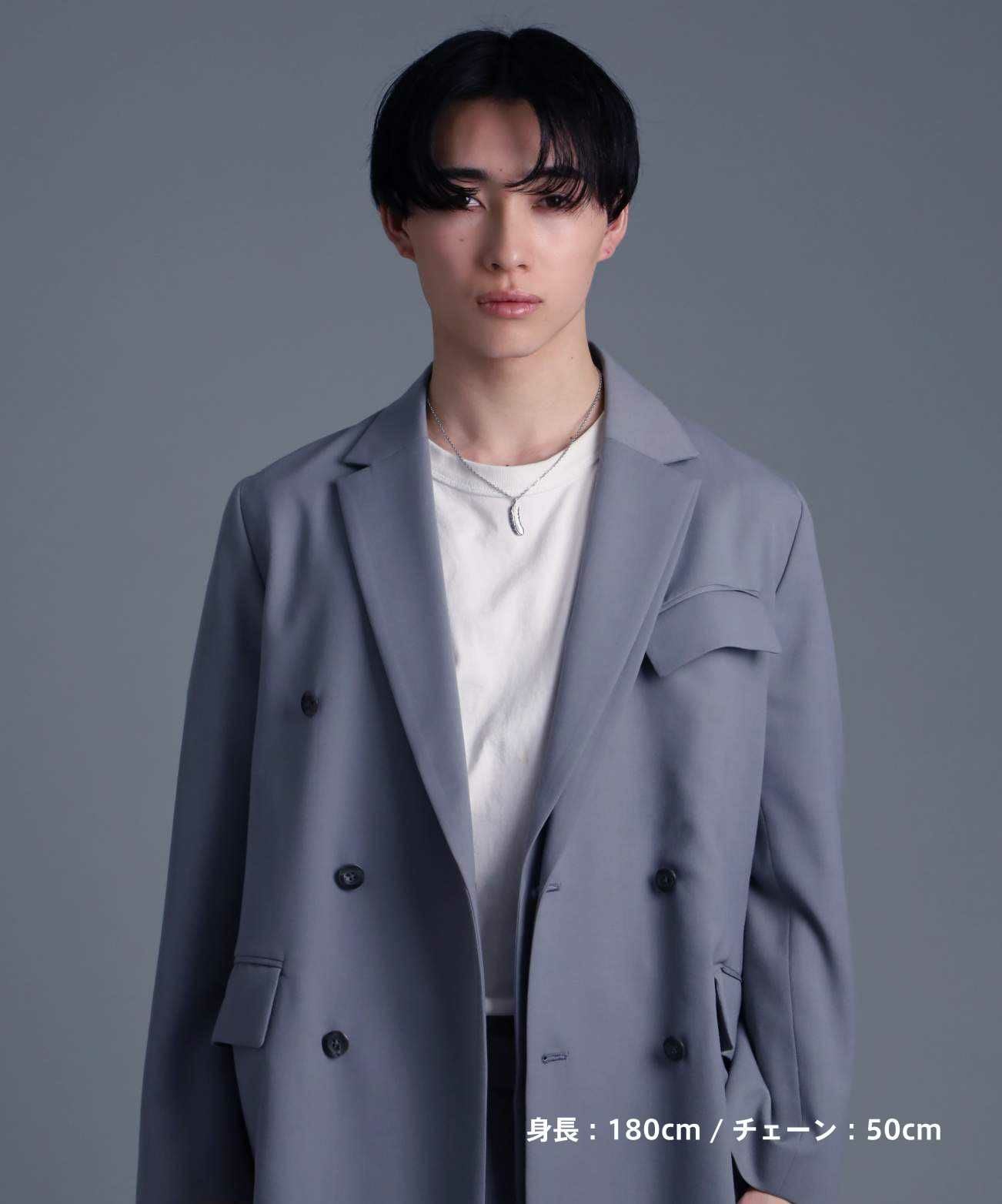 【限定展開】“HAWAIIAN”ネックレス/フェザー/サージカルステンレス（金属アレルギー対応）