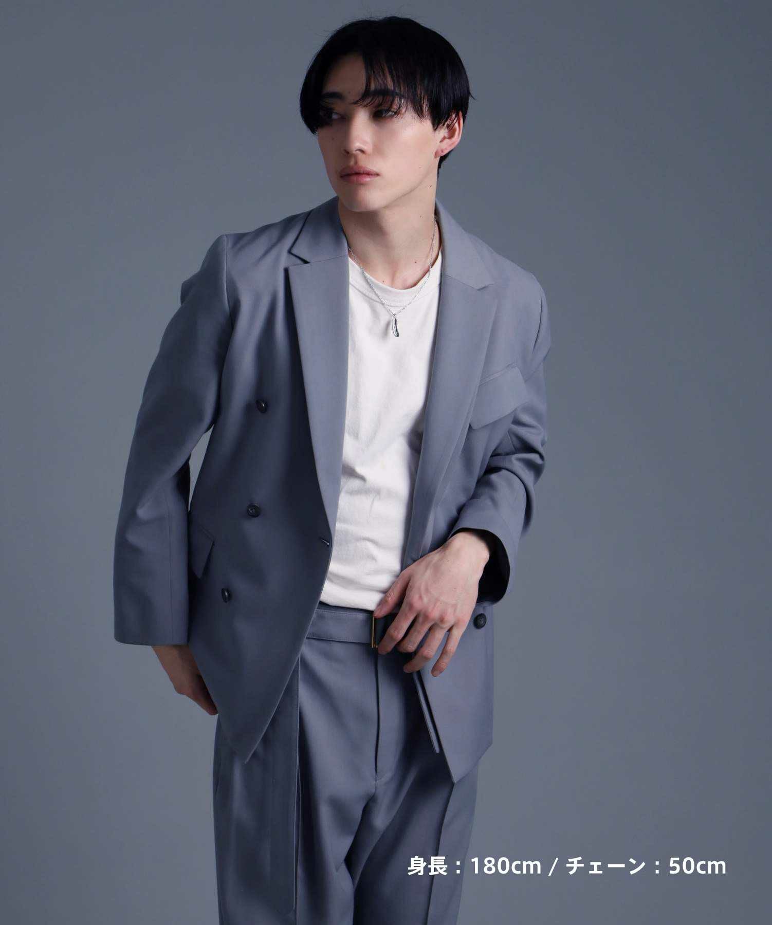 【限定展開】“HAWAIIAN”ネックレス/フェザー/サージカルステンレス（金属アレルギー対応）