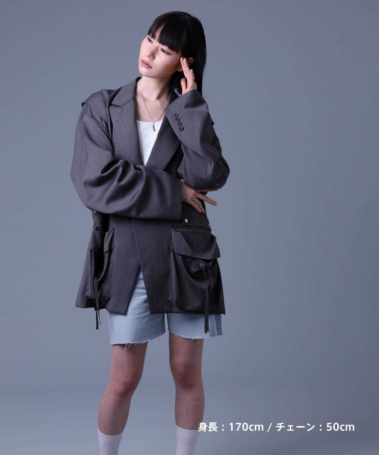 【限定展開】“HAWAIIAN”ネックレス/フェザー/サージカルステンレス（金属アレルギー対応）