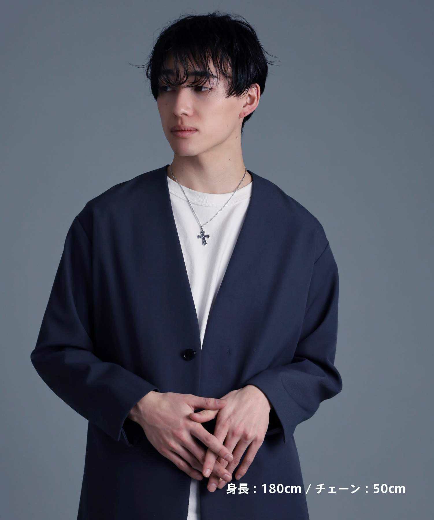 【WEB限定】“HAWAIIAN”ネックレス/クロス/サージカルステンレス316L