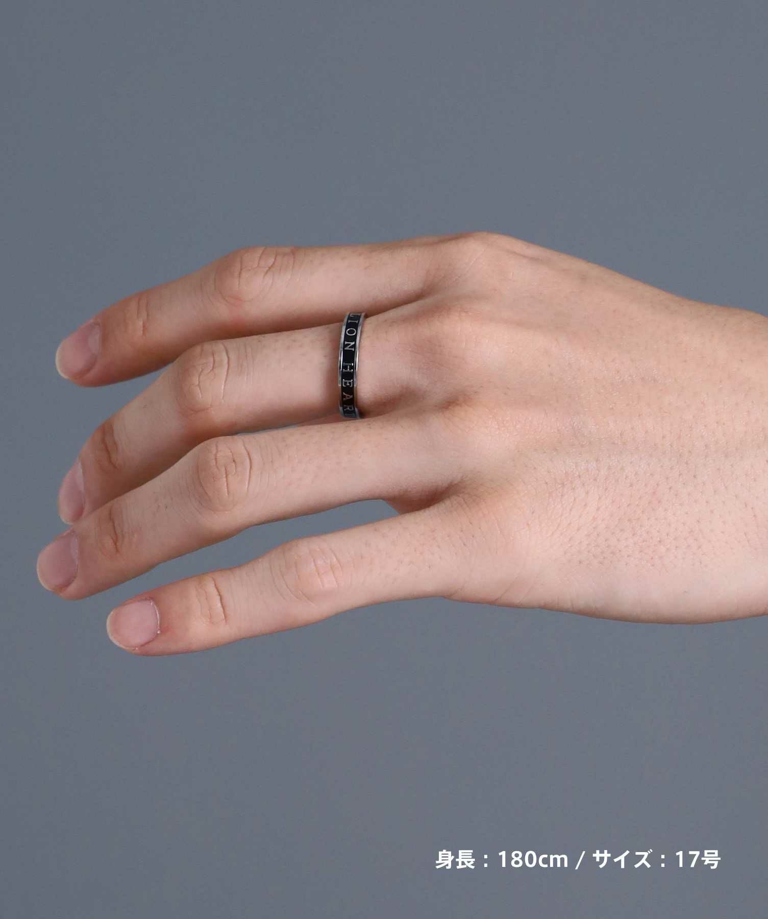 限定展開】“LH-1”LION HEARTロゴリング/サージカルステンレス（金属