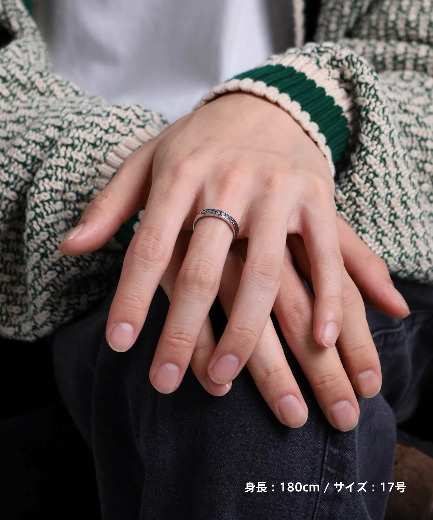 限定展開】“LH-1”タテガミデザインリング/サージカルステンレス（金属