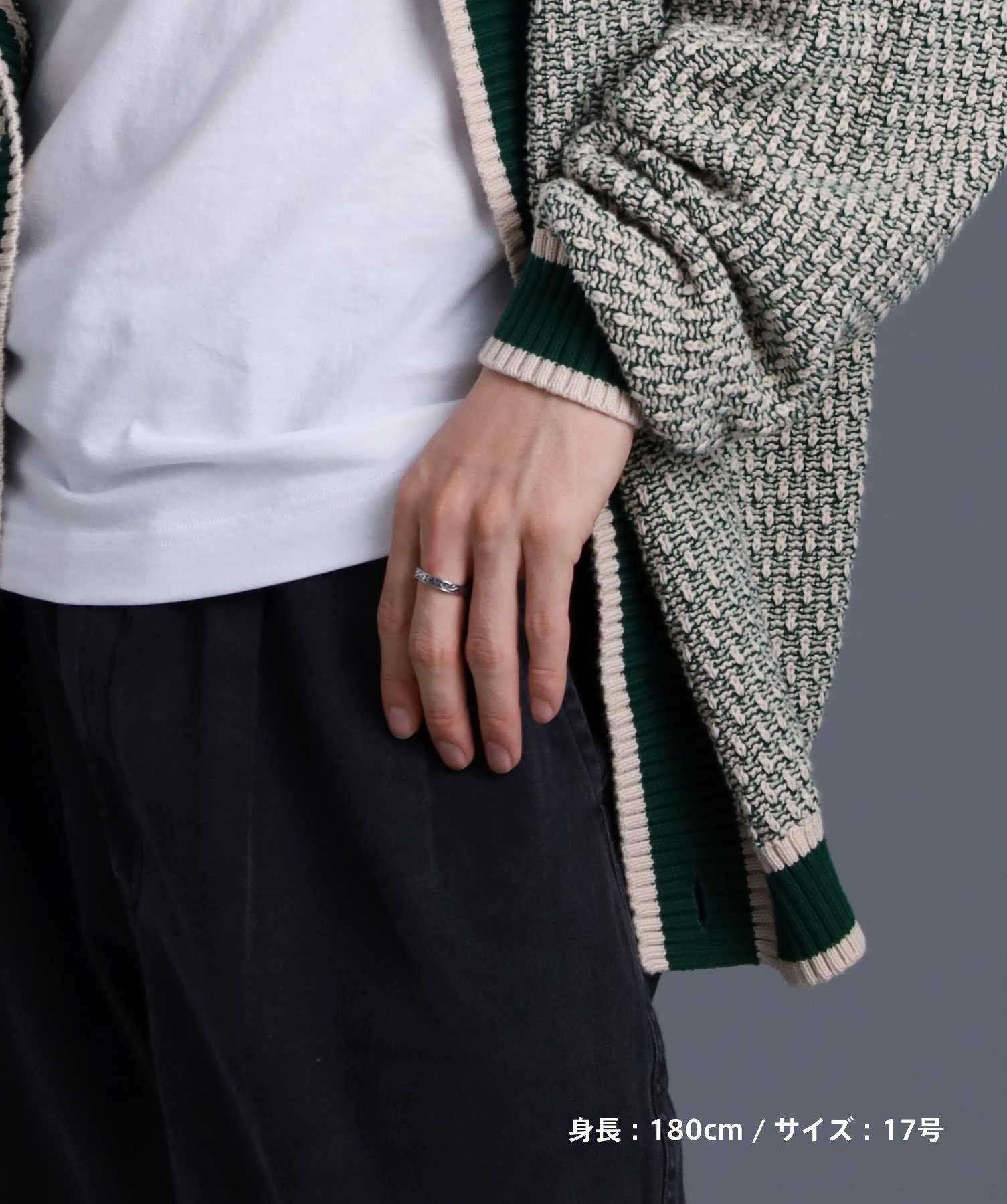 限定展開】“LH-1”タテガミデザインリング/サージカルステンレス（金属