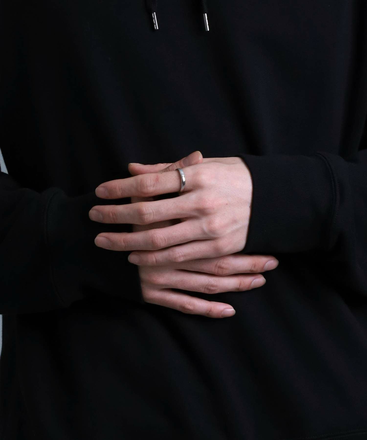 【限定展開】“SAND”甲丸リング/サージカルステンレス316L（金属アレルギー対応）