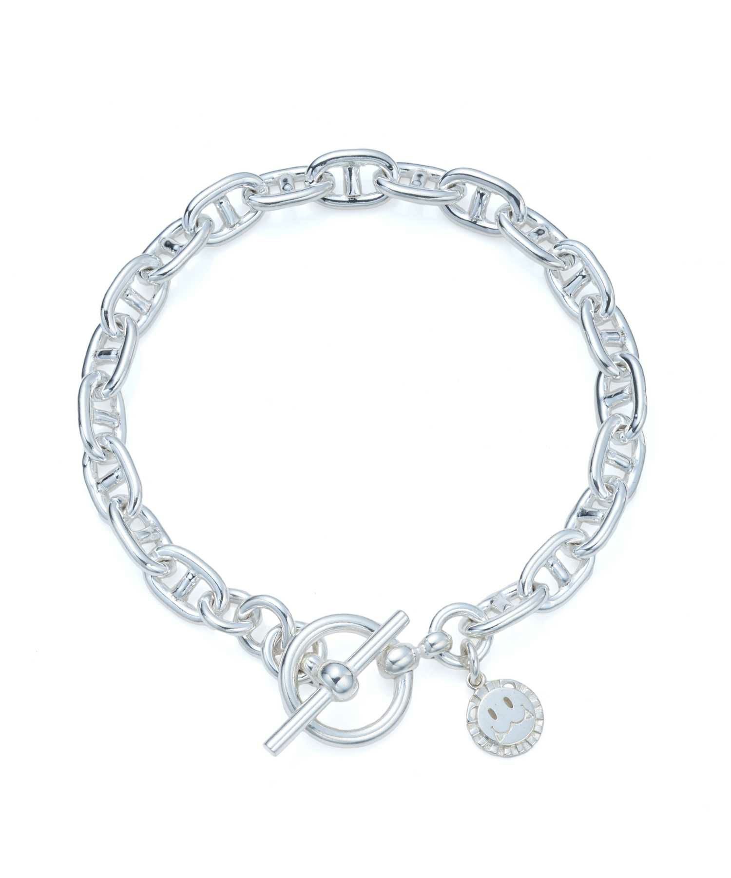 LEO”マリンチェーンブレスレット（マンテル/いぶし無し）/シルバー925