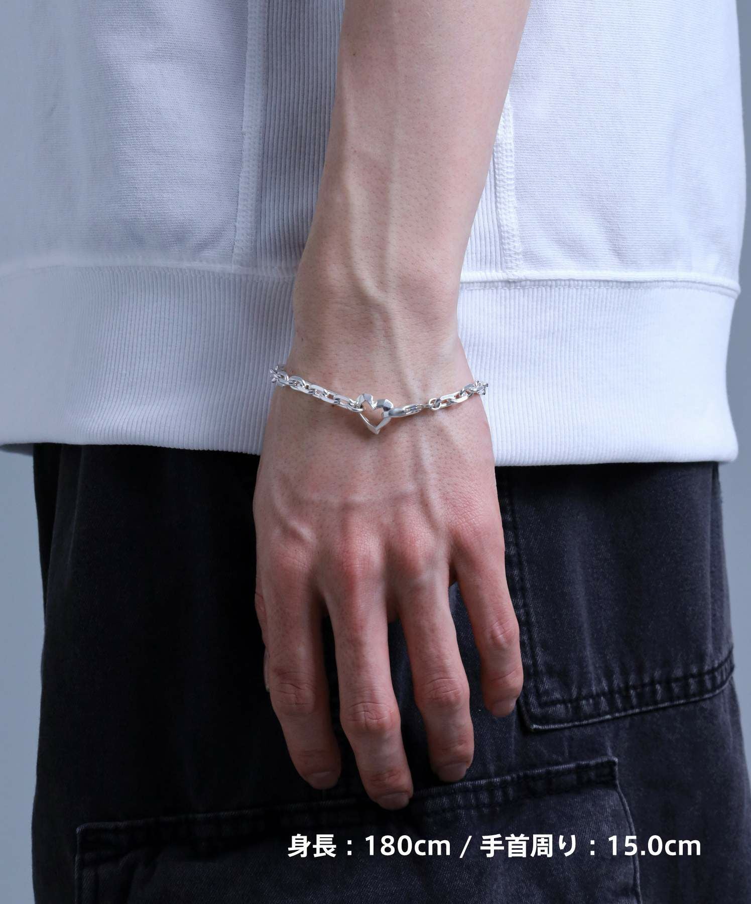 フラグメントハートブレスレット/シルバー925 | LION HEART STORE