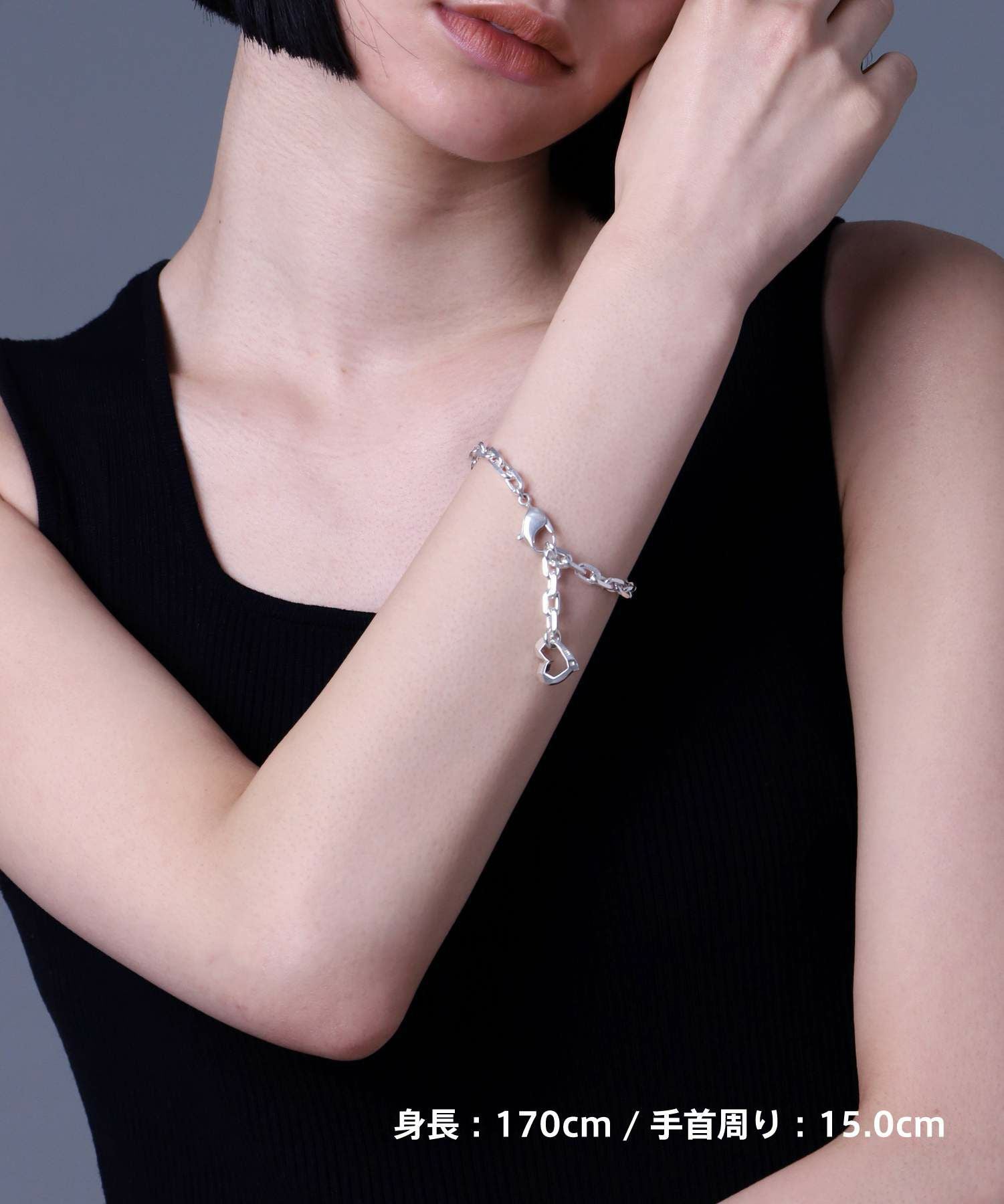 フラグメントハートブレスレット/シルバー925 | LION HEART STORE