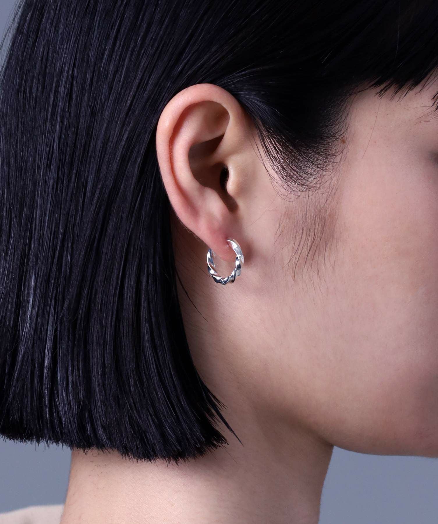 クラッチピアス/ツイスト/シルバー925 | LION HEART STORE｜ライオン