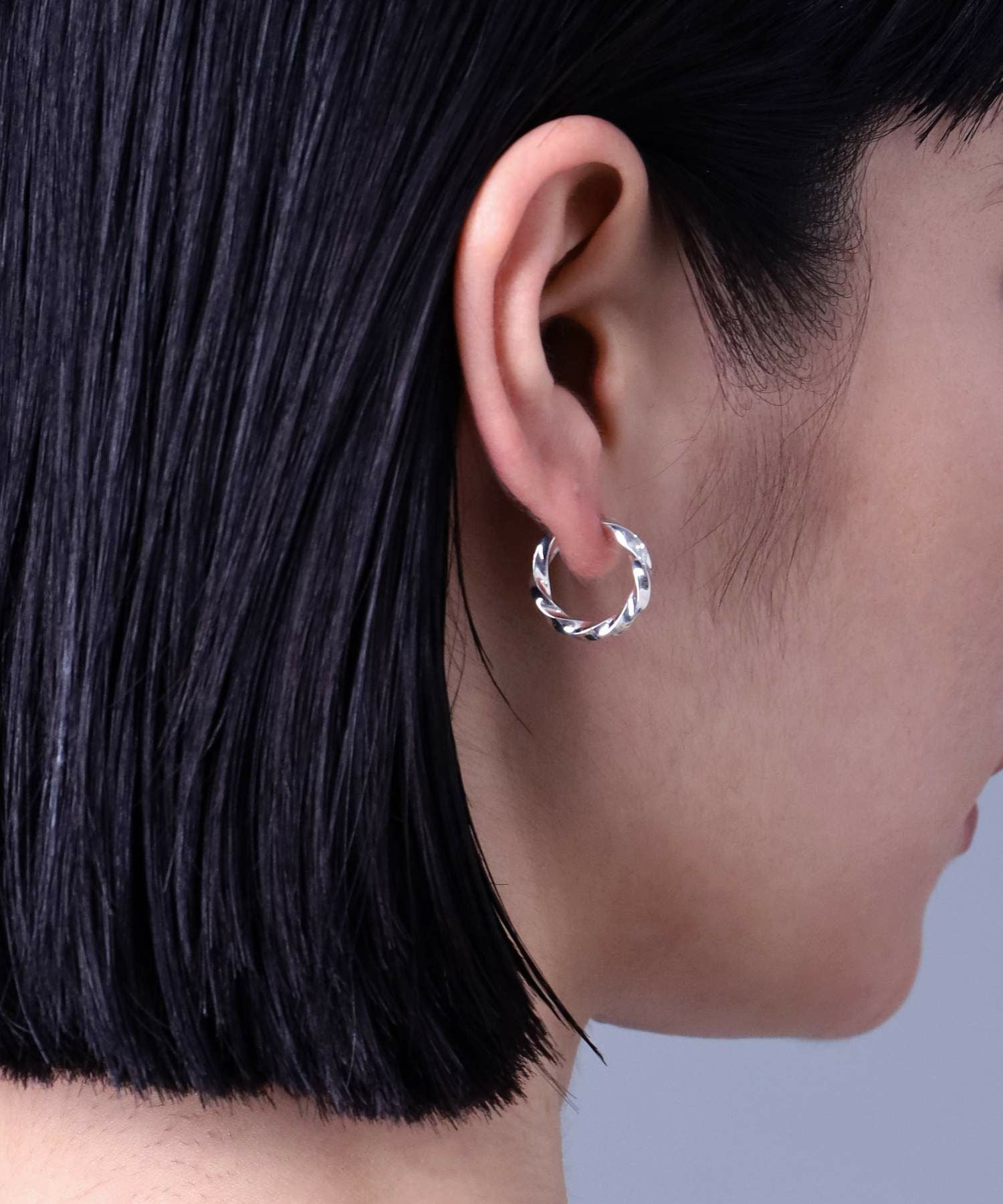 クラッチピアス/ツイスト/シルバー925 | LION HEART STORE｜ライオン